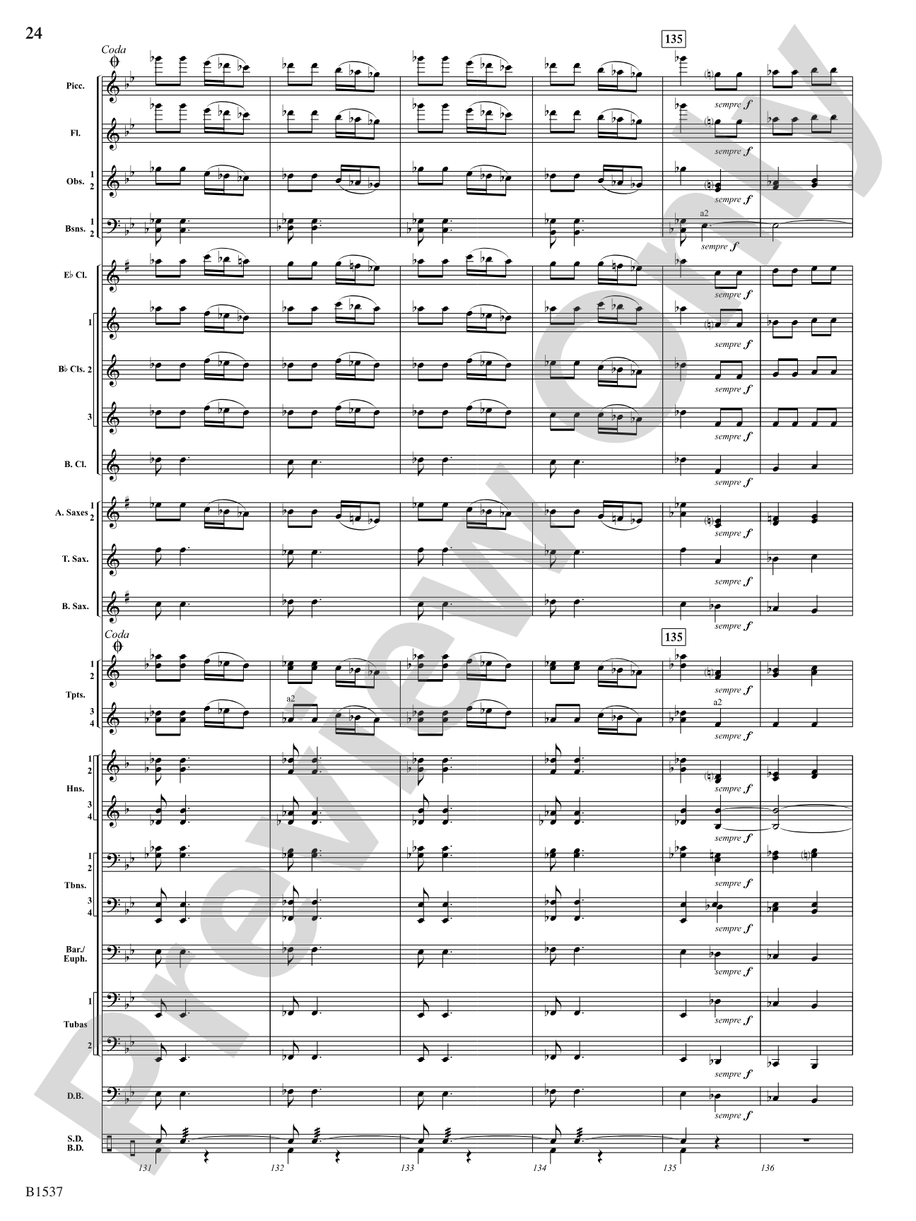 Galop: Concert Band Conductor Score & Parts