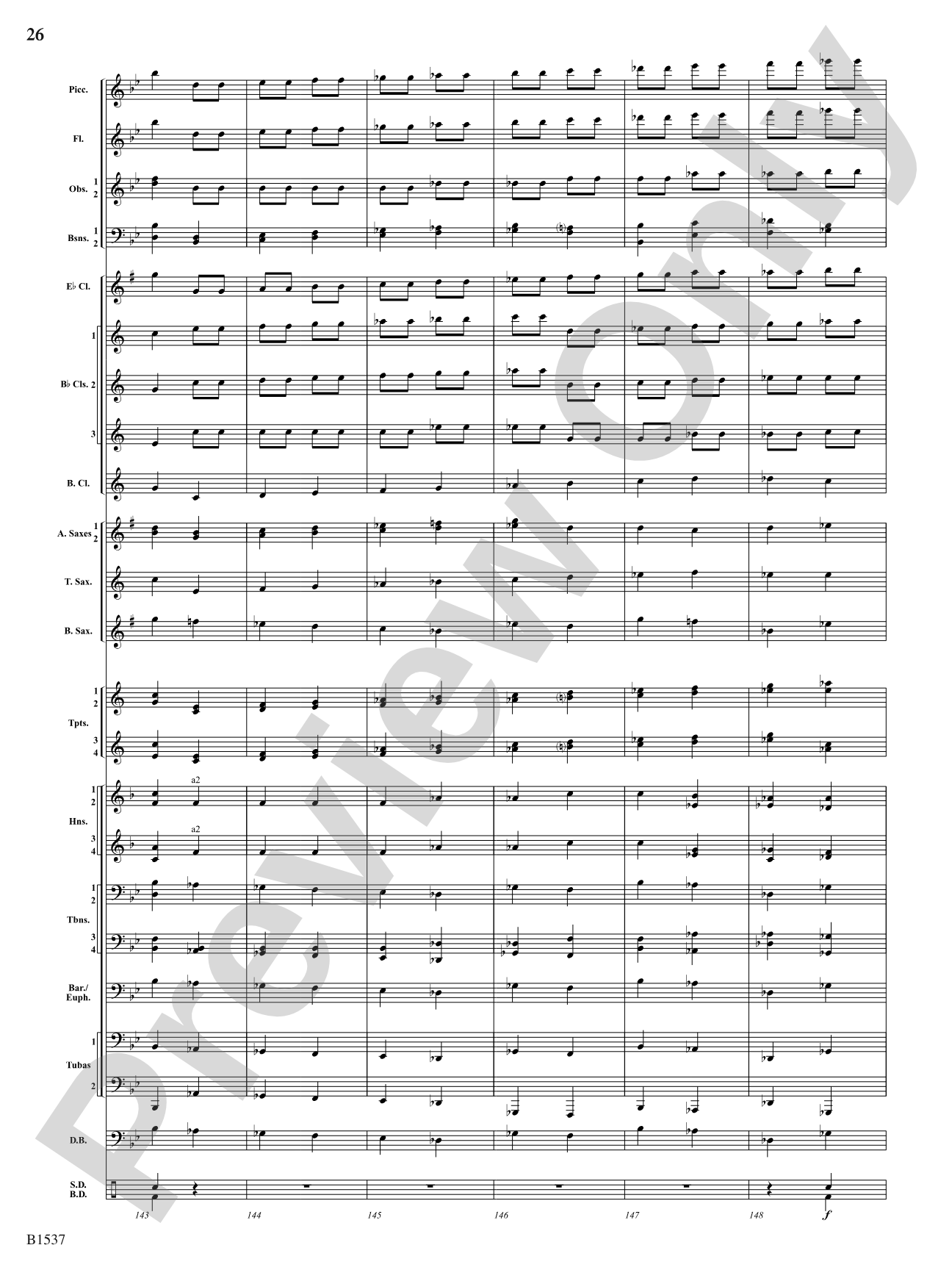 Galop: Concert Band Conductor Score & Parts