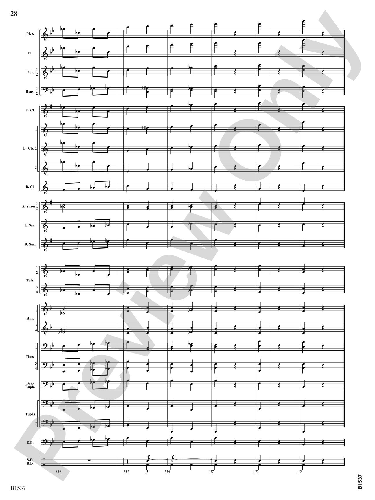 Galop: Concert Band Conductor Score & Parts
