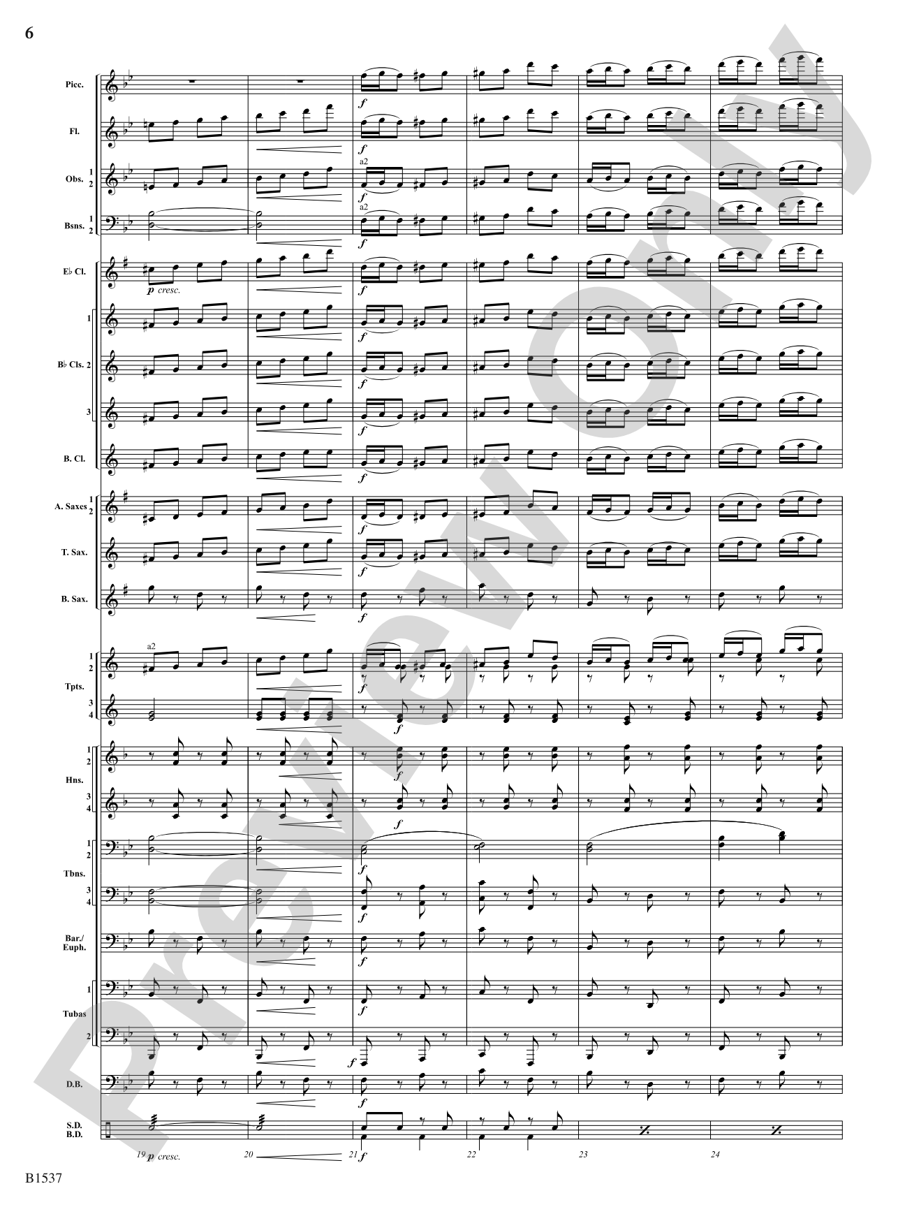 Galop: Concert Band Conductor Score & Parts