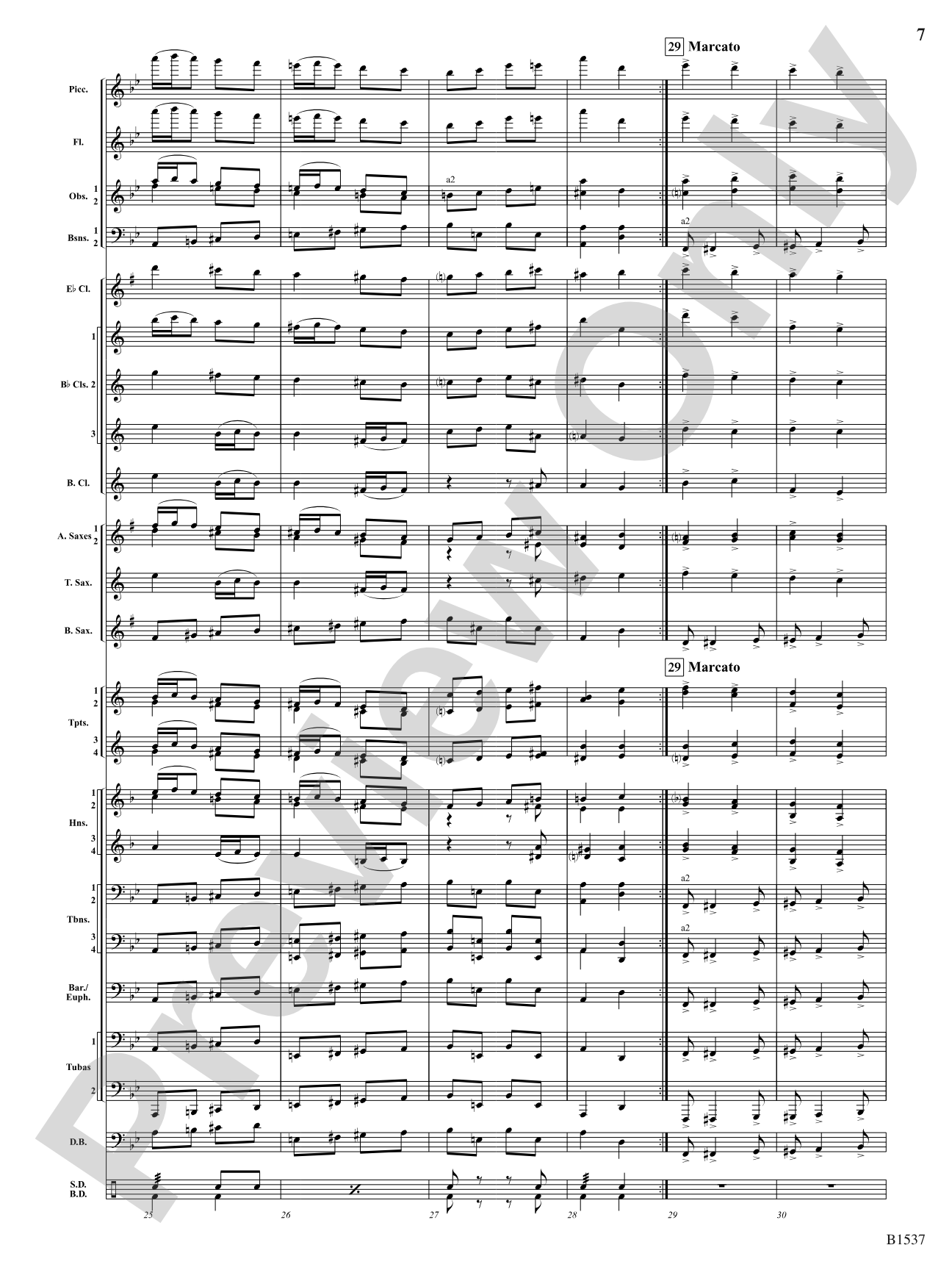 Galop: Concert Band Conductor Score & Parts