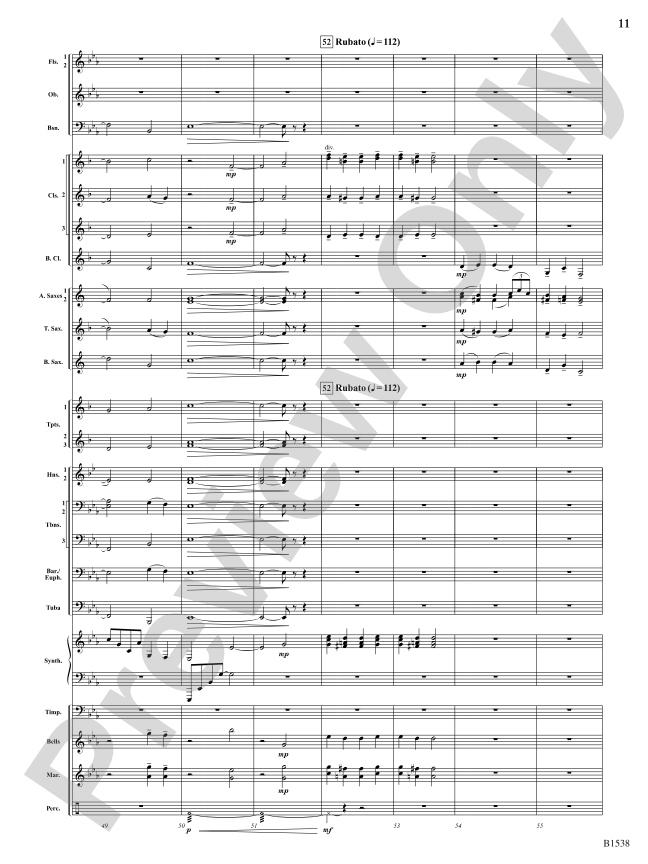 Reverie: Concert Band Conductor Score & Parts