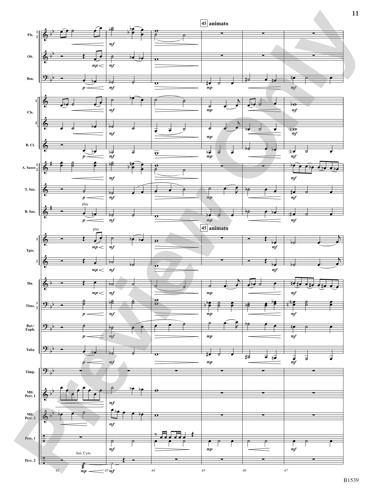 A House Divided: Concert Band Conductor Score & Parts