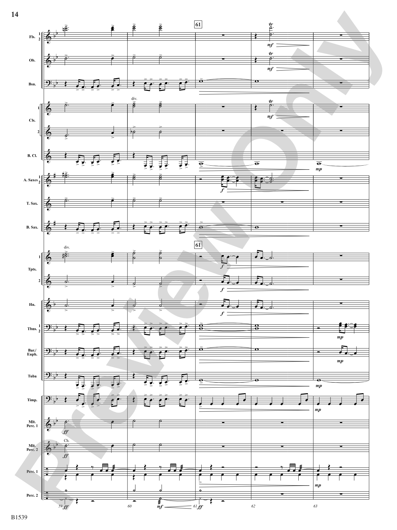 A House Divided: Concert Band Conductor Score & Parts