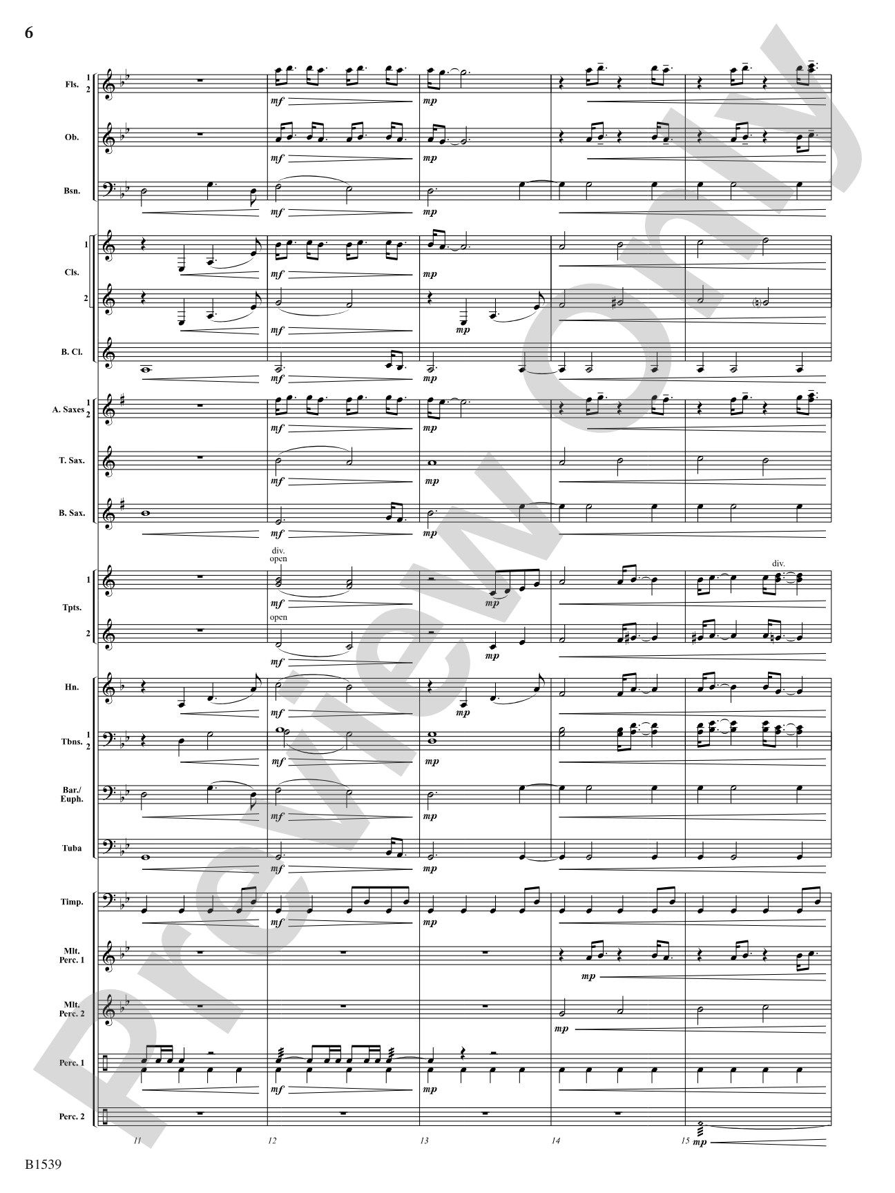 A House Divided: Concert Band Conductor Score & Parts