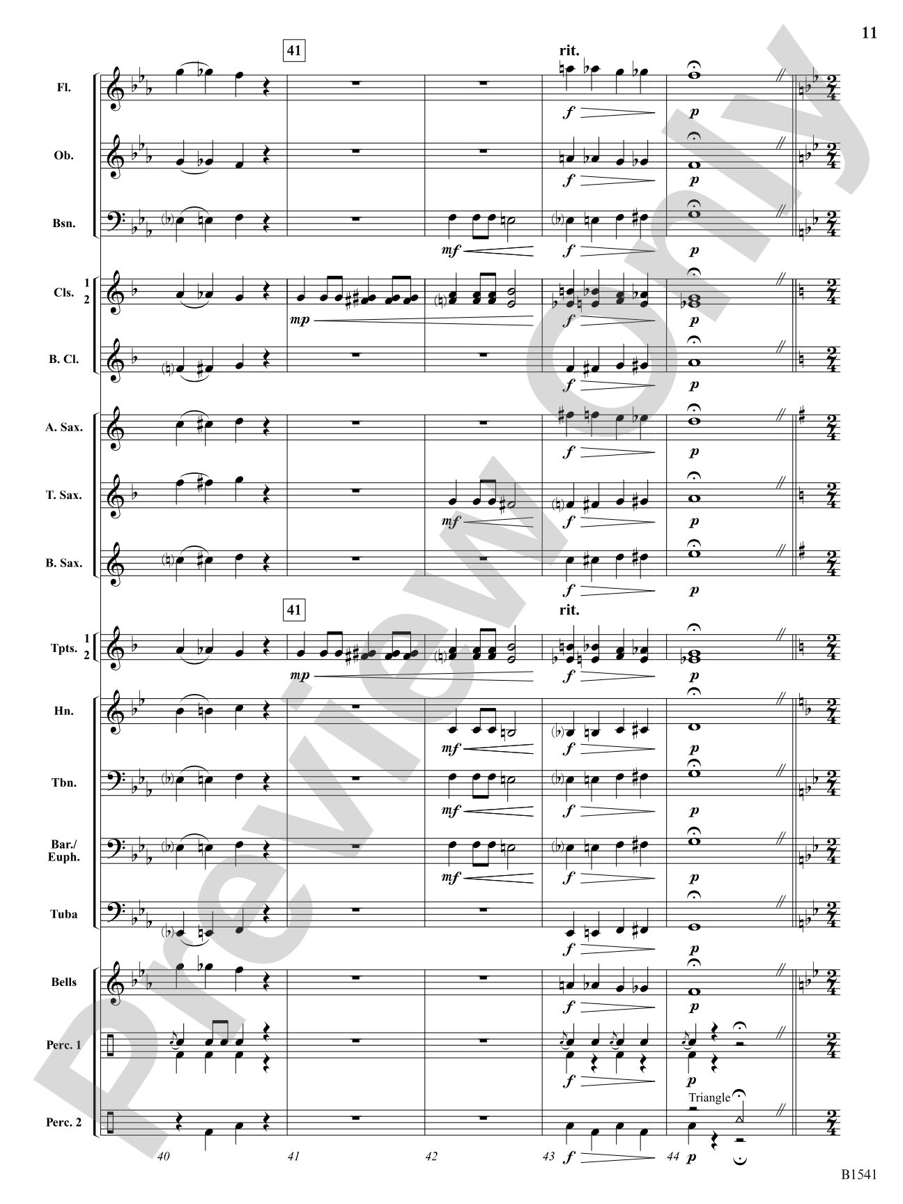 The Wobbly Unicycle: Concert Band Conductor Score & Parts