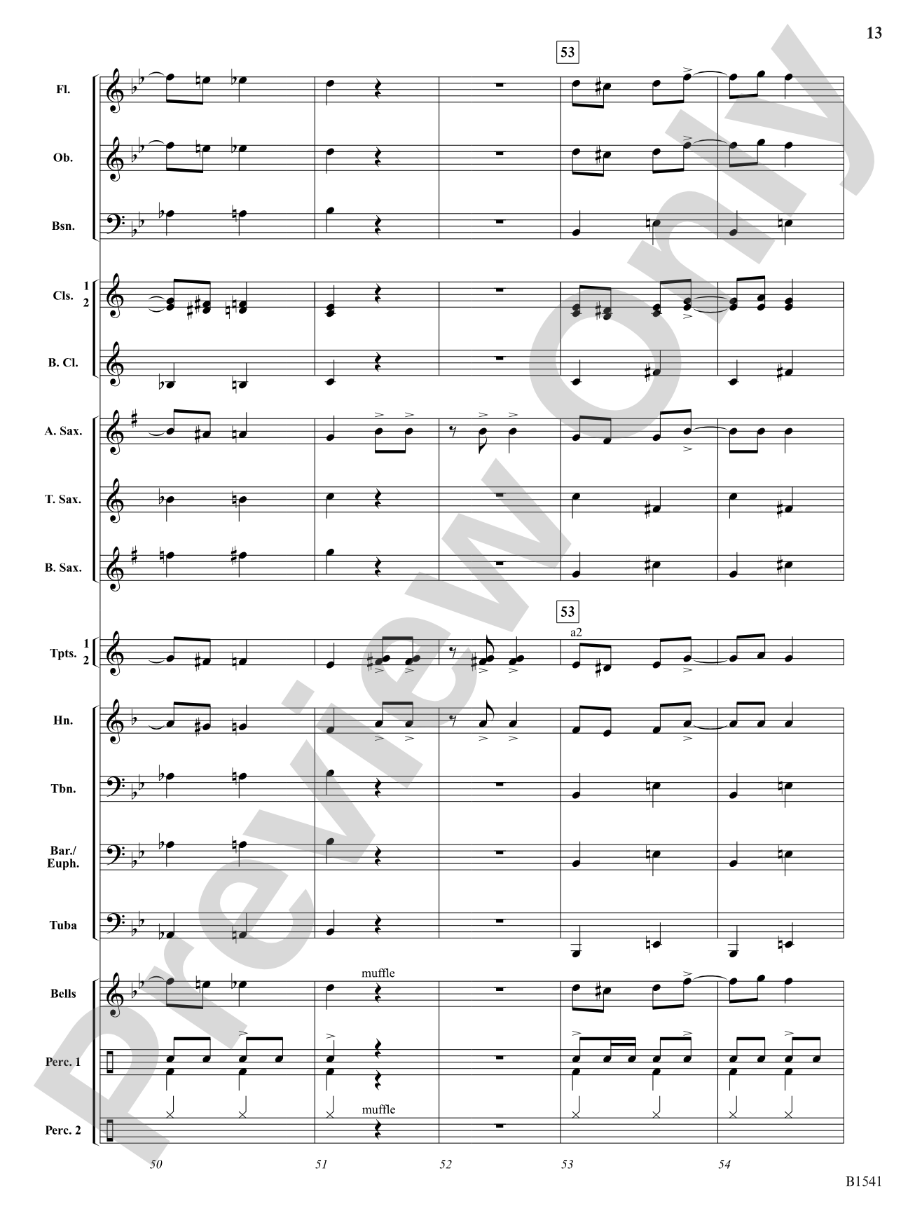 The Wobbly Unicycle: Concert Band Conductor Score & Parts