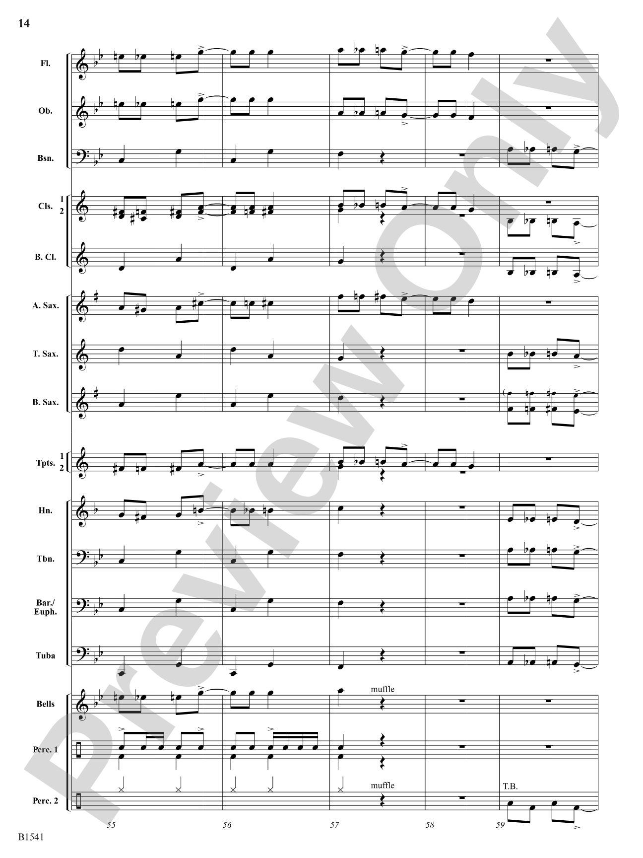 The Wobbly Unicycle: Concert Band Conductor Score & Parts