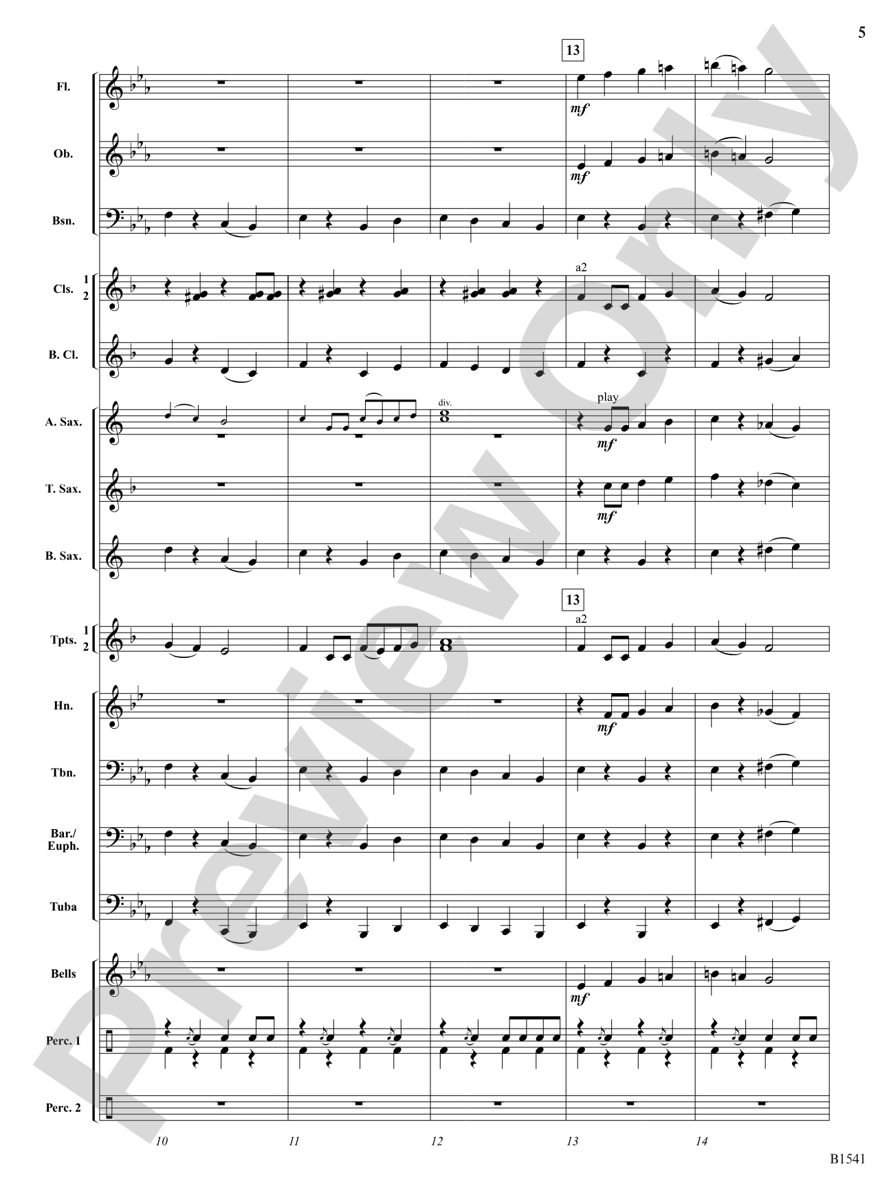 The Wobbly Unicycle: Concert Band Conductor Score & Parts