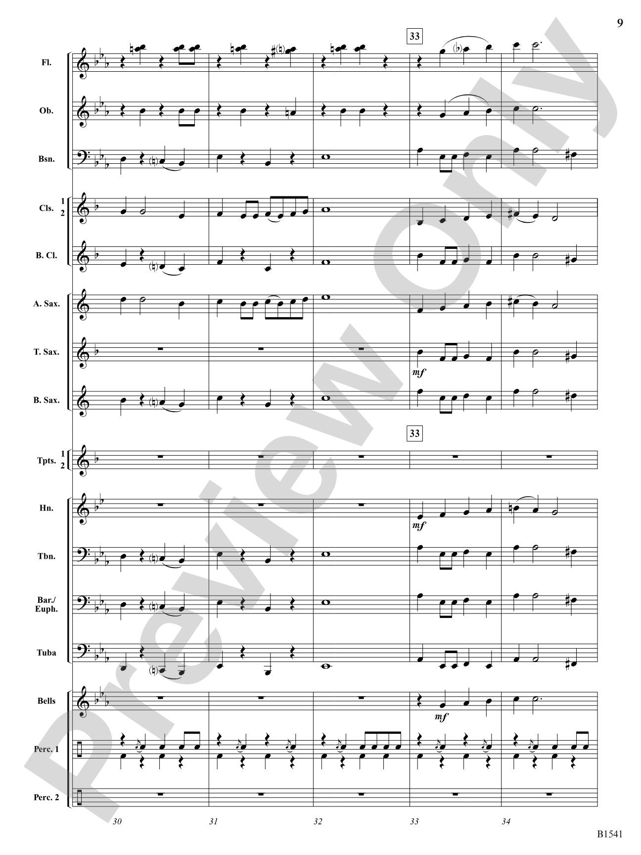 The Wobbly Unicycle: Concert Band Conductor Score & Parts