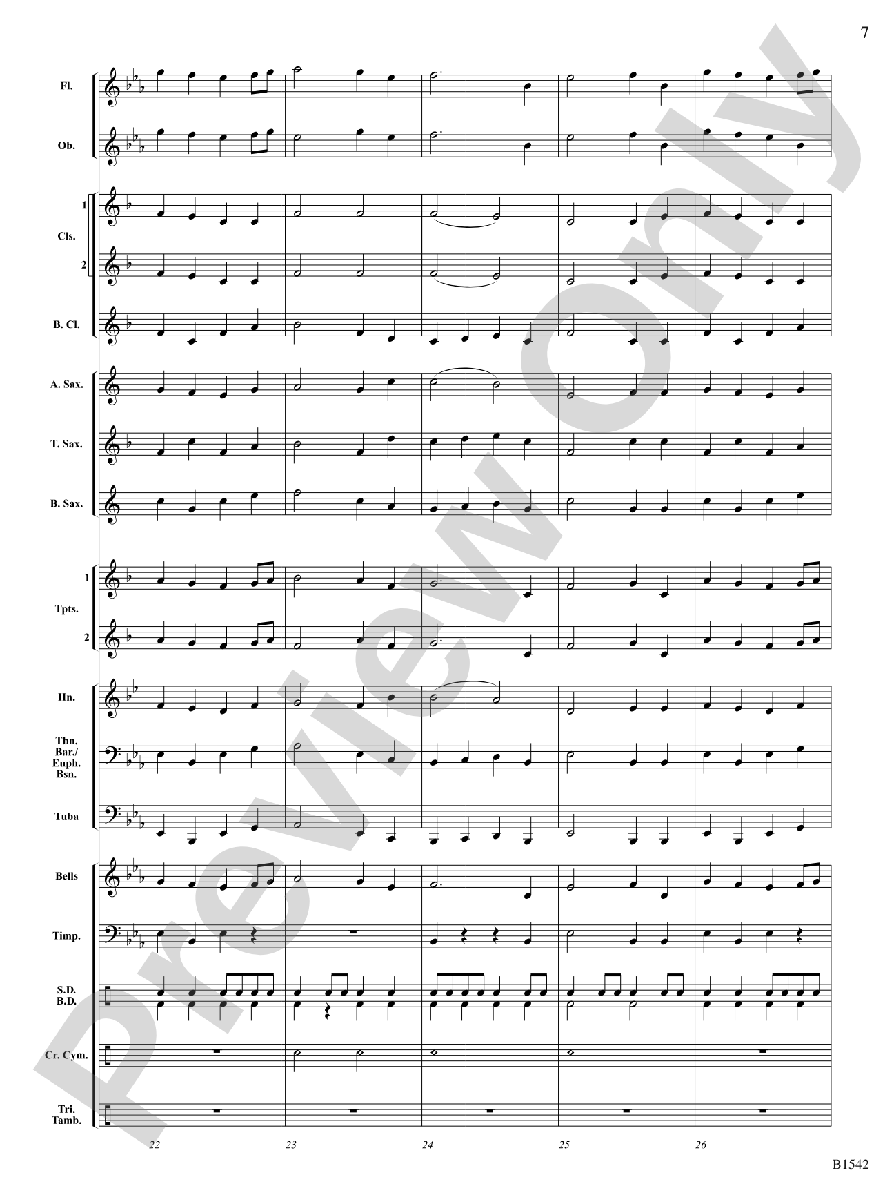 House of Lords: Concert Band Conductor Score & Parts