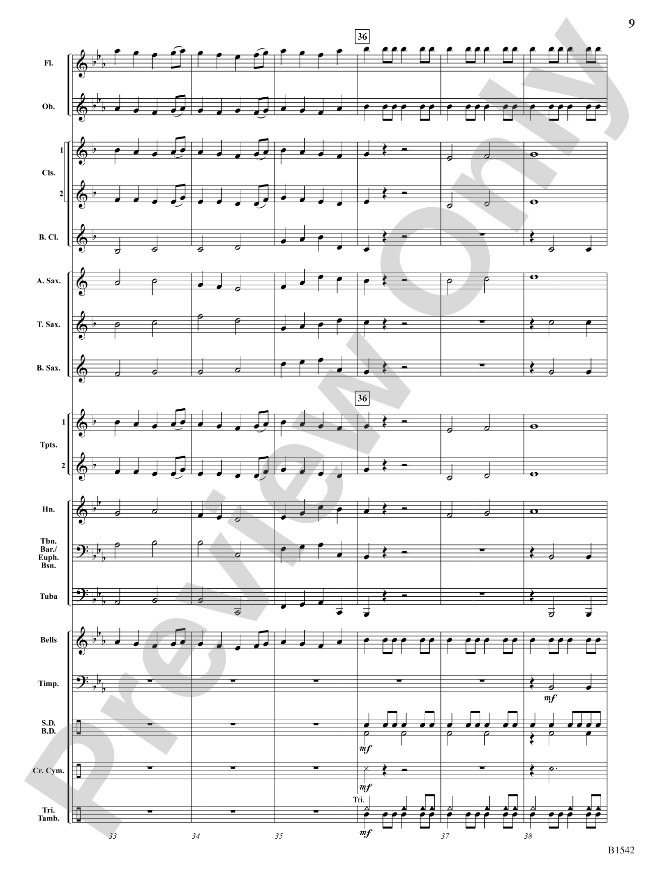 House of Lords: Concert Band Conductor Score & Parts