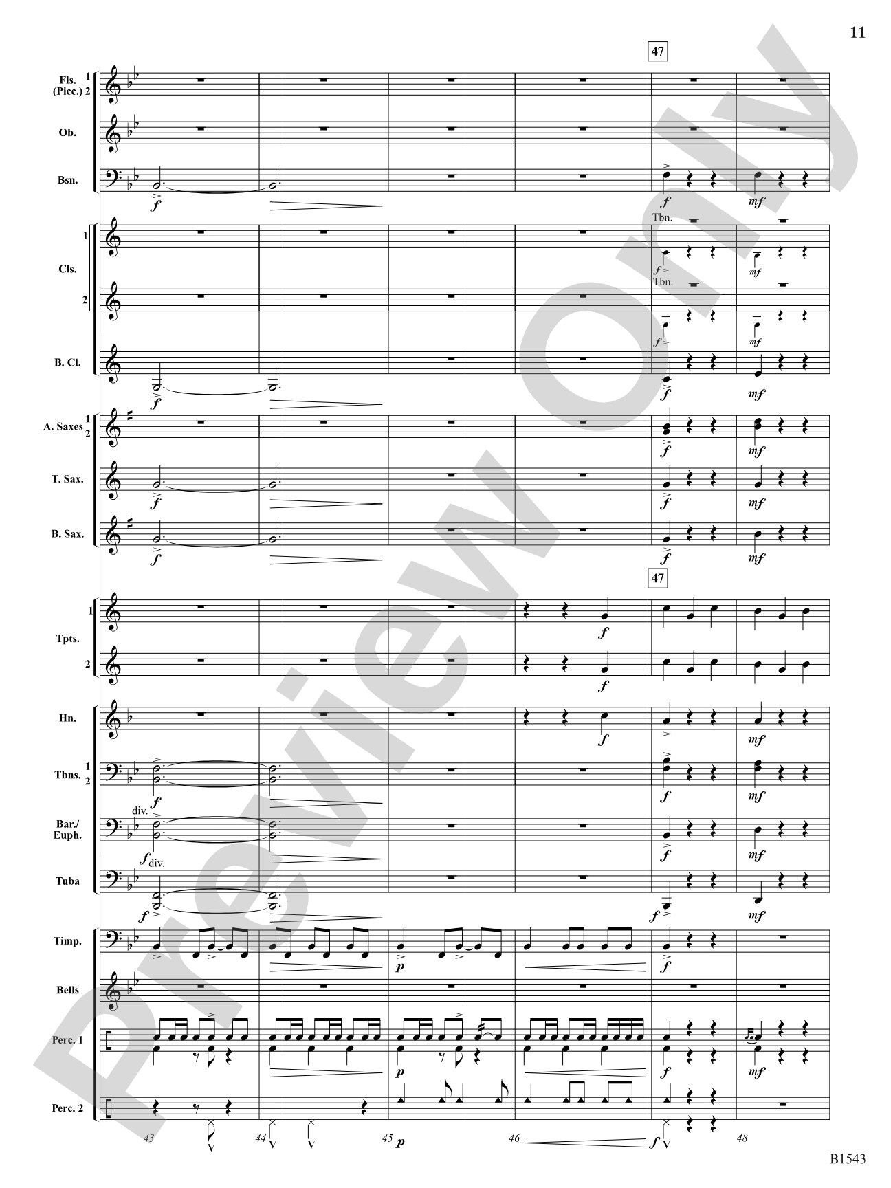 Credo: Concert Band Conductor Score & Parts
