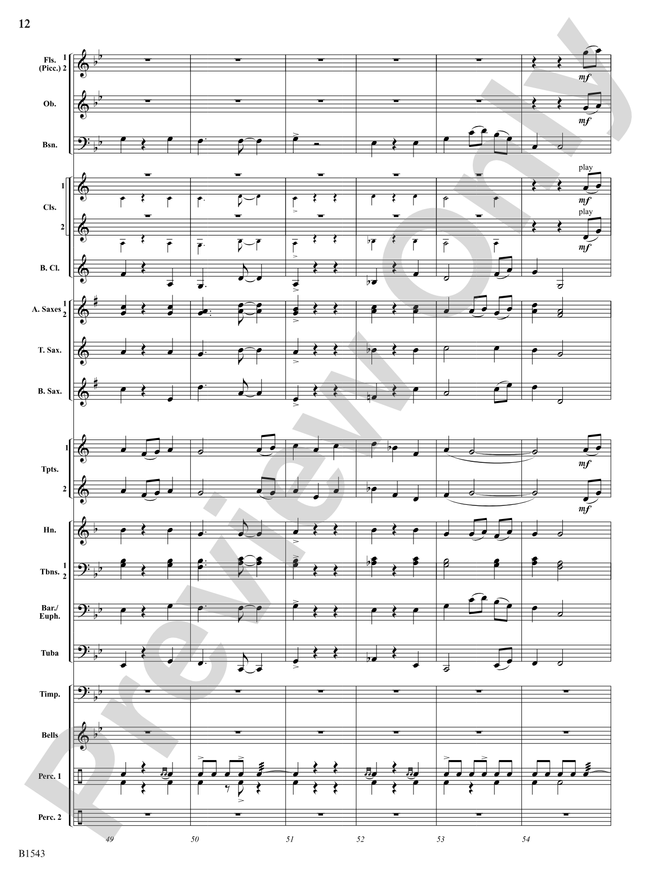 Credo: Concert Band Conductor Score & Parts