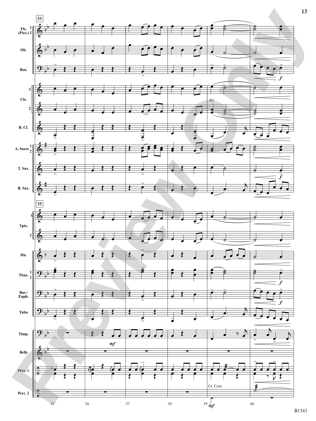 Credo: Concert Band Conductor Score & Parts