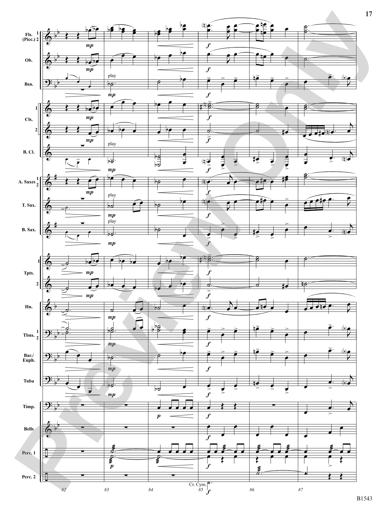 Credo: Concert Band Conductor Score & Parts