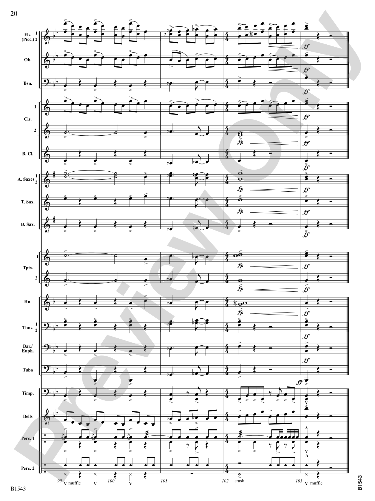 Credo: Concert Band Conductor Score & Parts