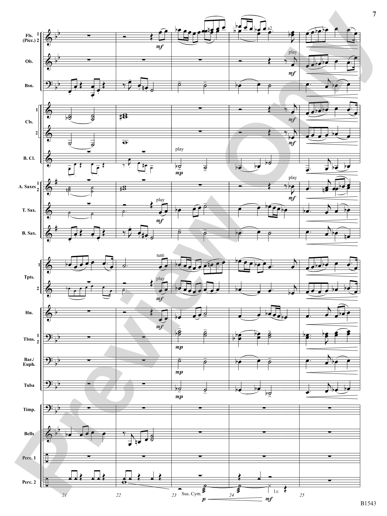 Credo: Concert Band Conductor Score & Parts