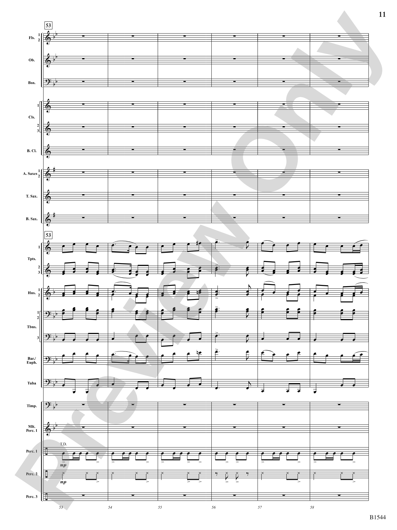 Tudor Sketches: Concert Band Conductor Score & Parts