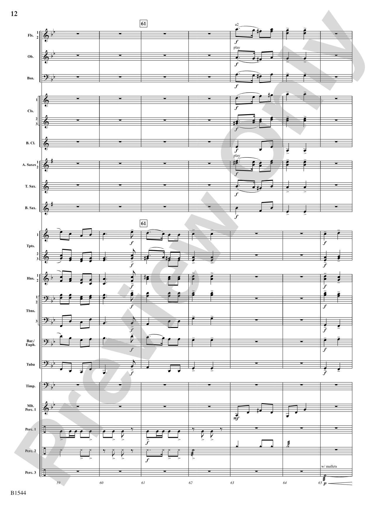 Tudor Sketches: Concert Band Conductor Score & Parts