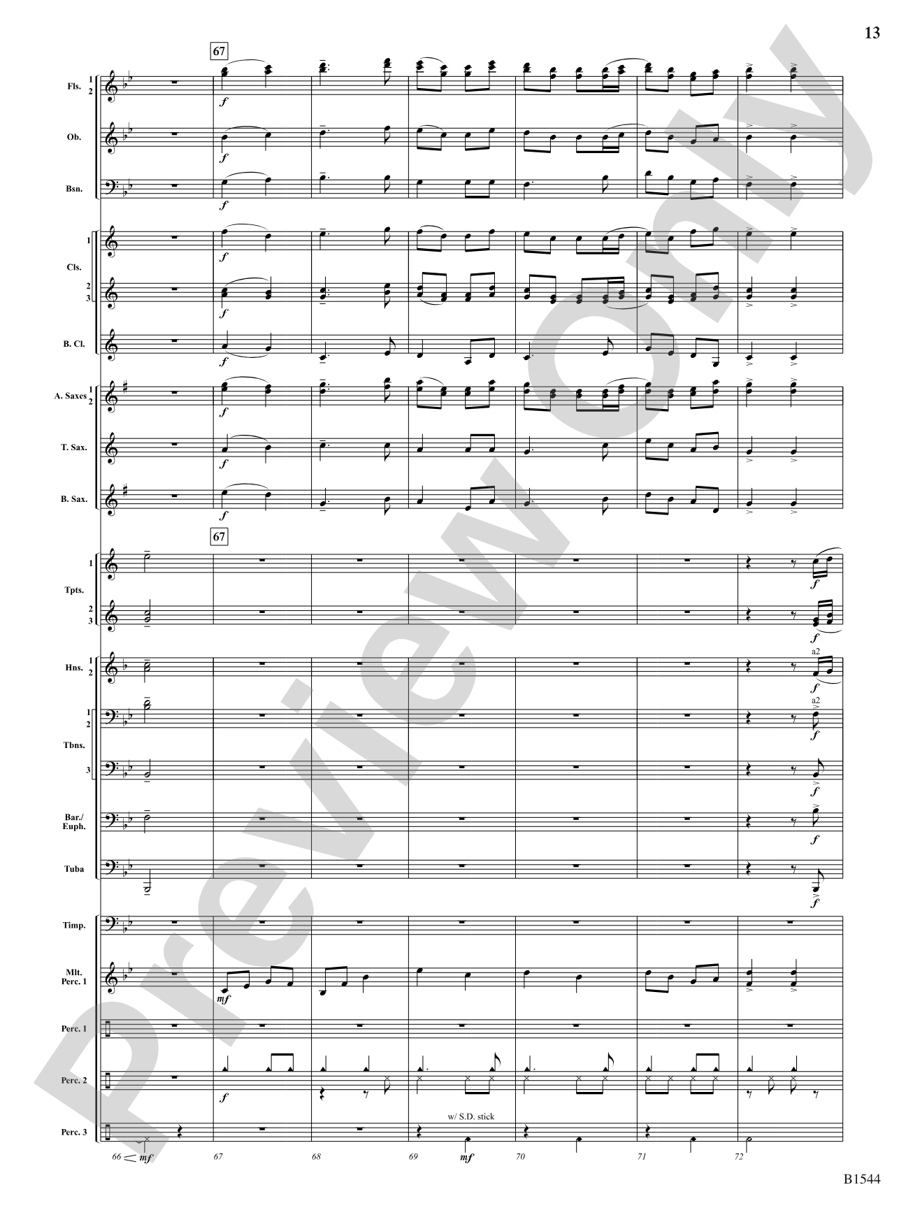 Tudor Sketches: Concert Band Conductor Score & Parts