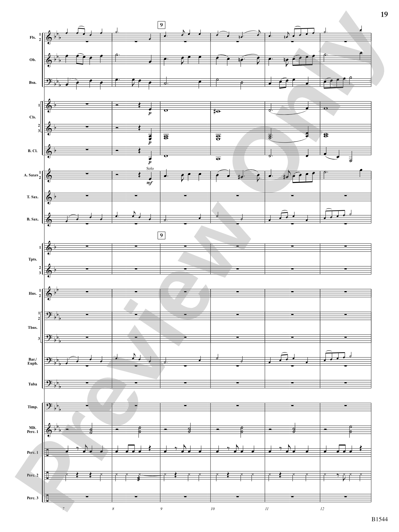 Tudor Sketches: Concert Band Conductor Score & Parts