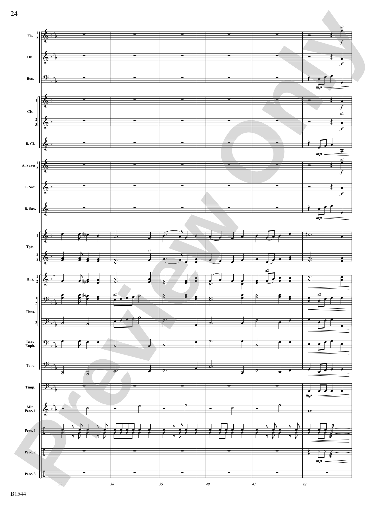 Tudor Sketches: Concert Band Conductor Score & Parts