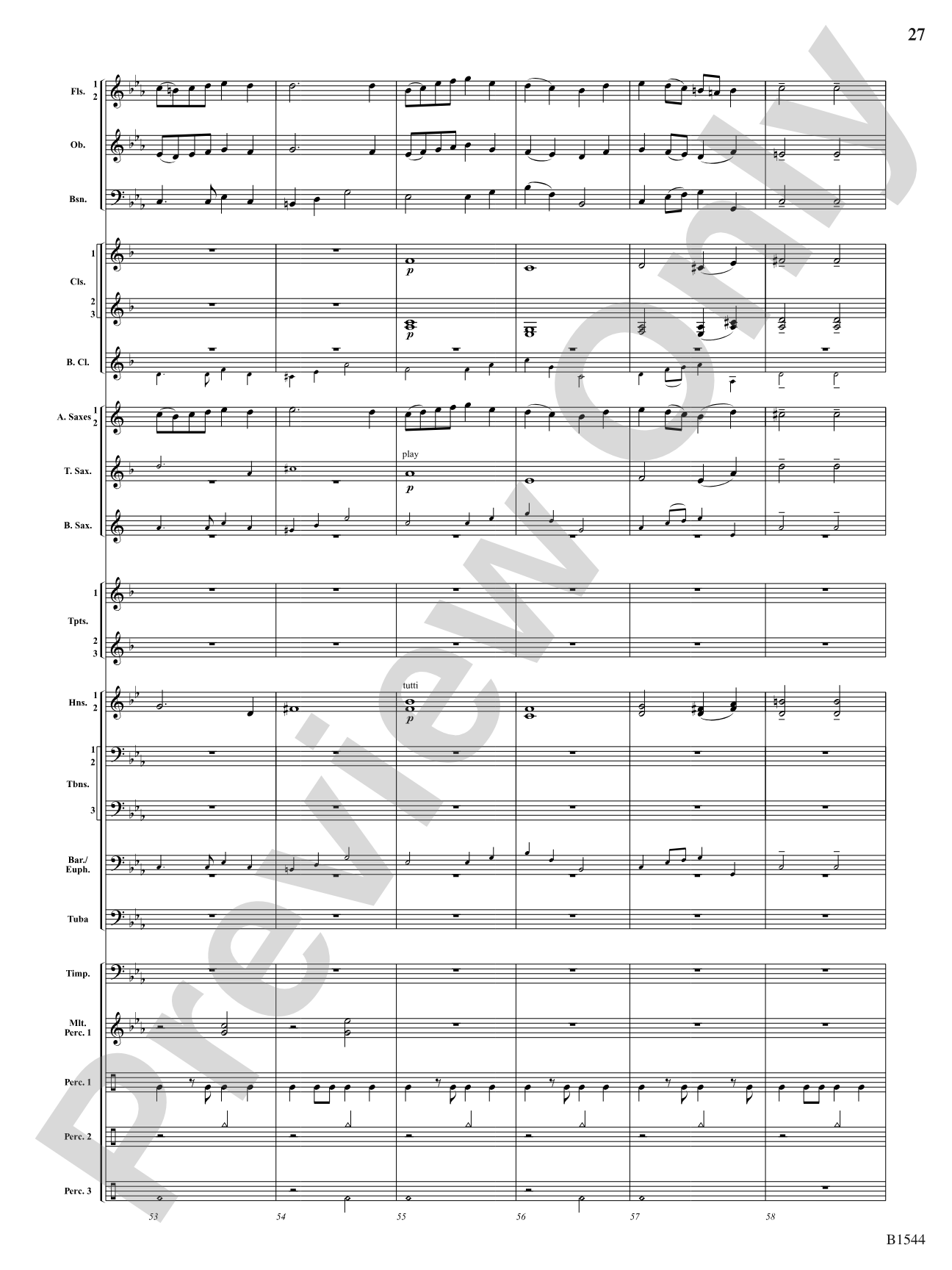 Tudor Sketches: Concert Band Conductor Score & Parts