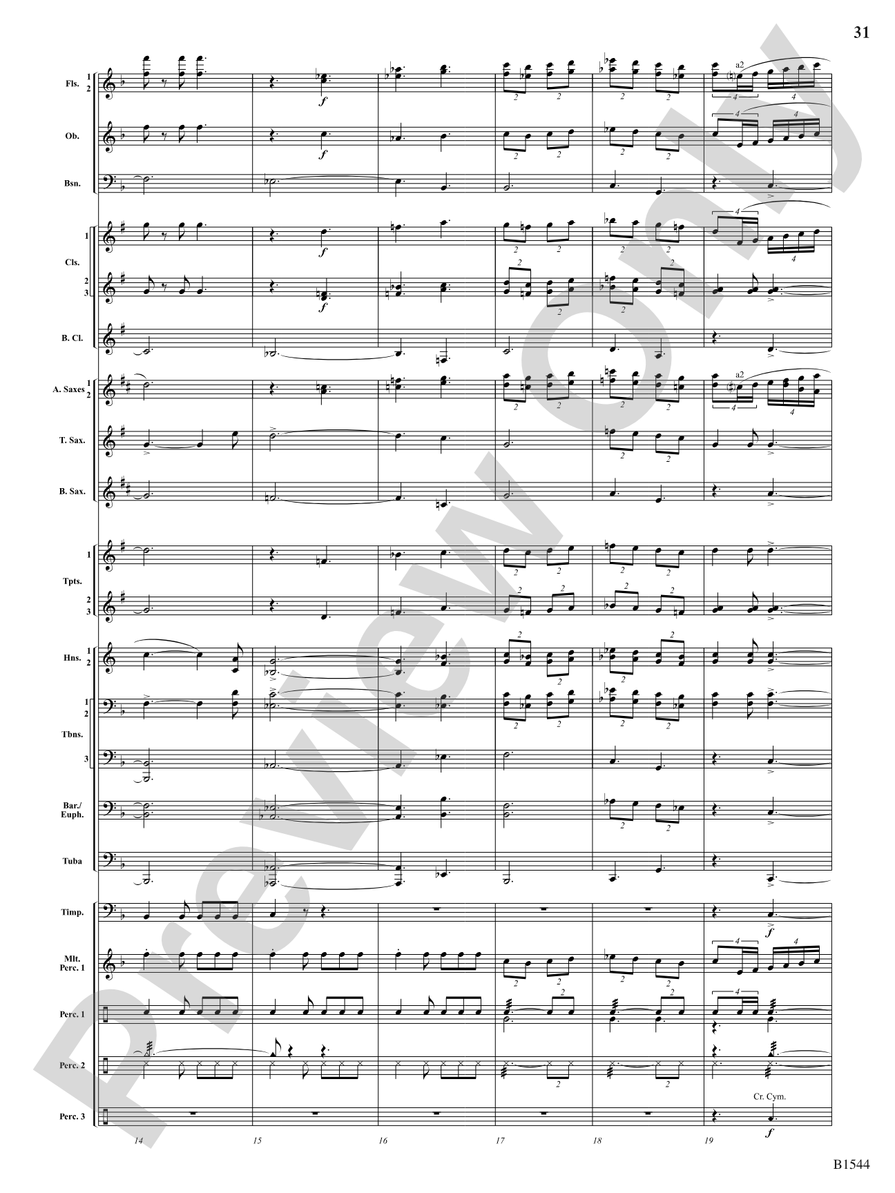 Tudor Sketches: Concert Band Conductor Score & Parts