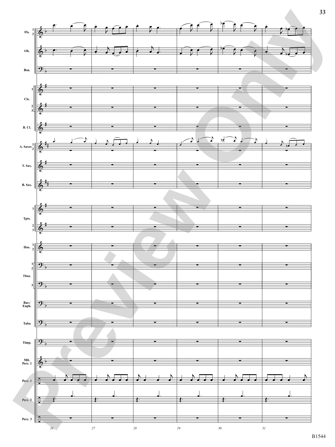 Tudor Sketches: Concert Band Conductor Score & Parts