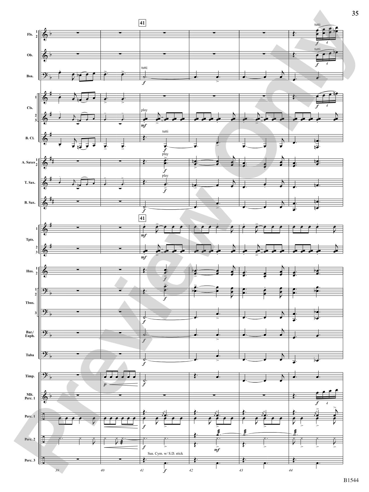 Tudor Sketches: Concert Band Conductor Score & Parts