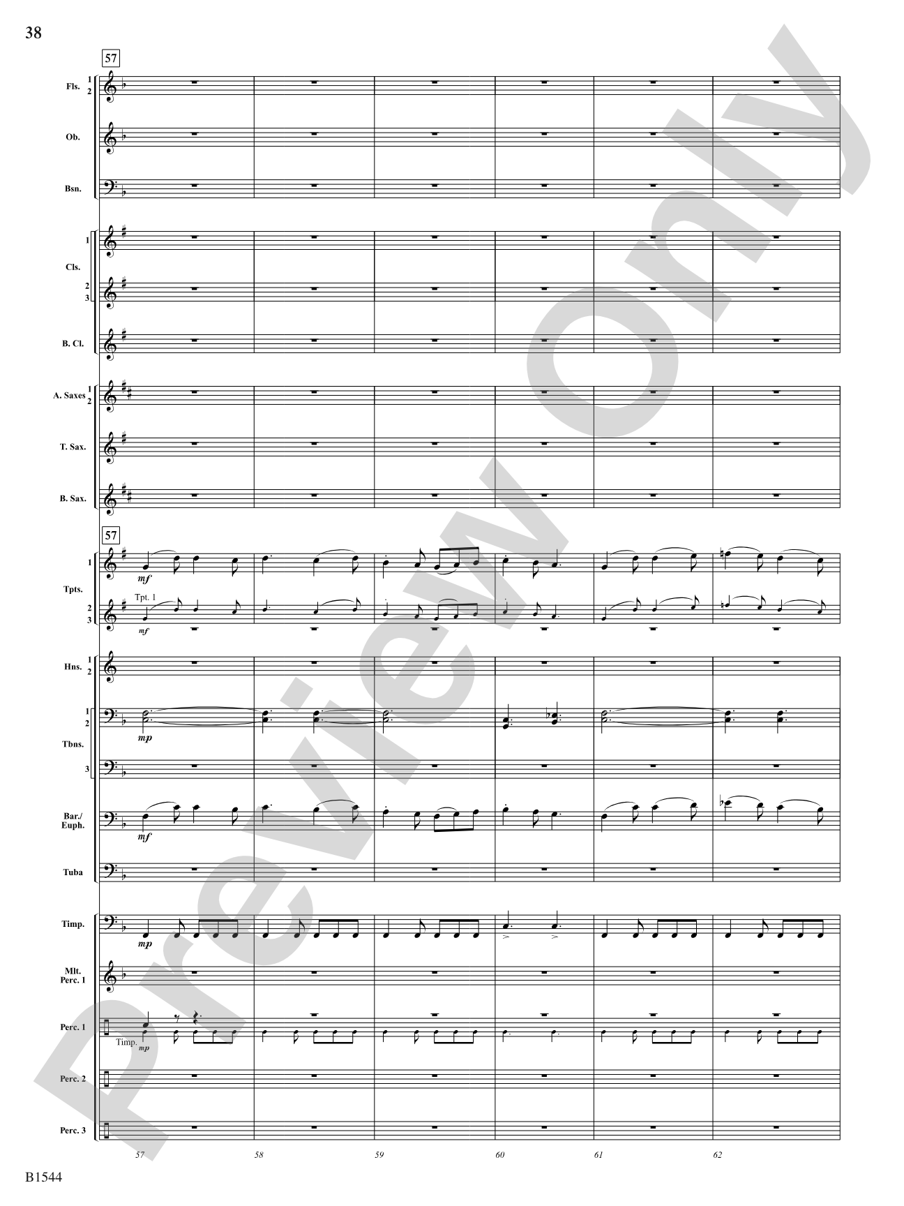 Tudor Sketches: Concert Band Conductor Score & Parts