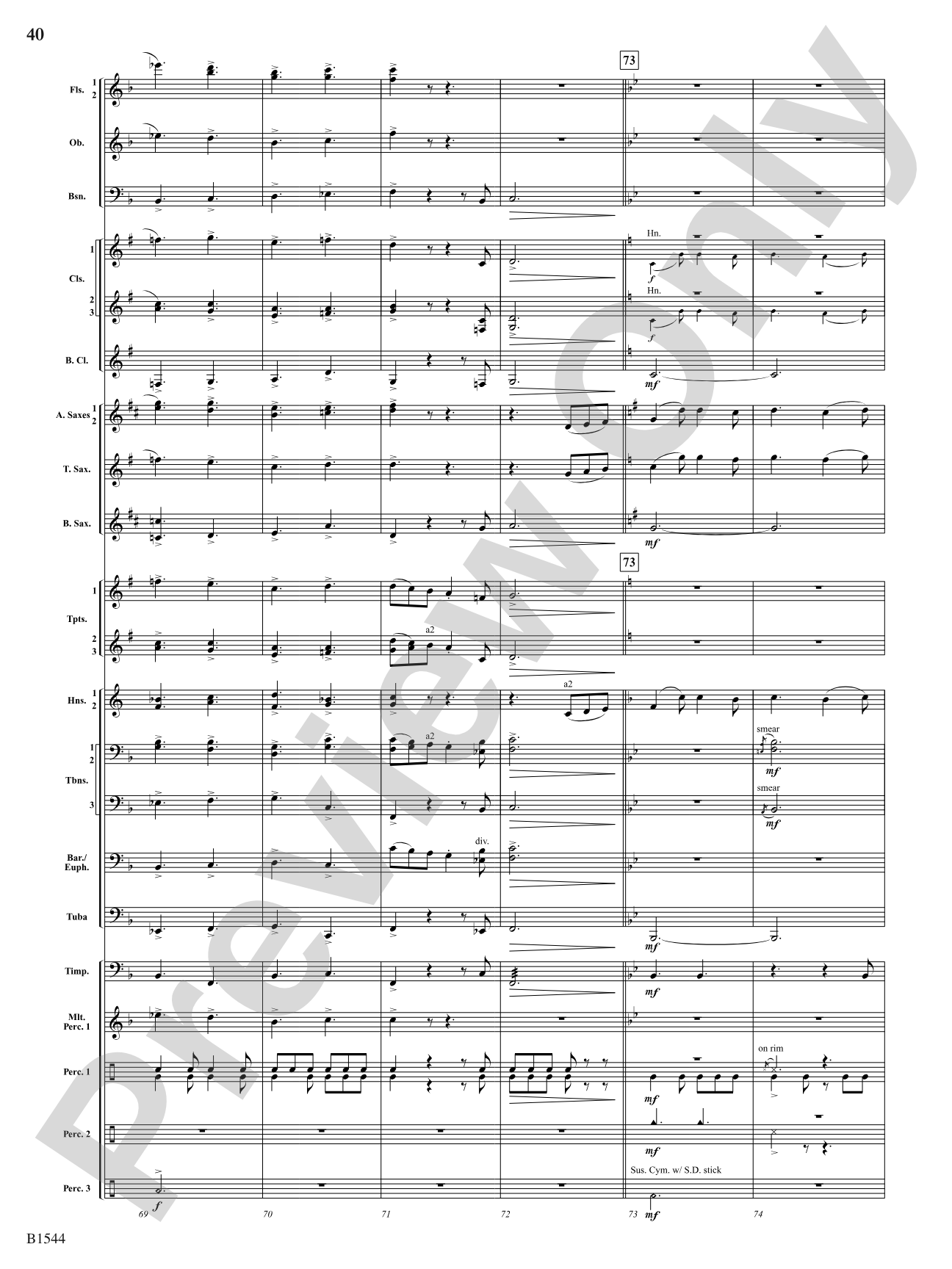 Tudor Sketches: Concert Band Conductor Score & Parts