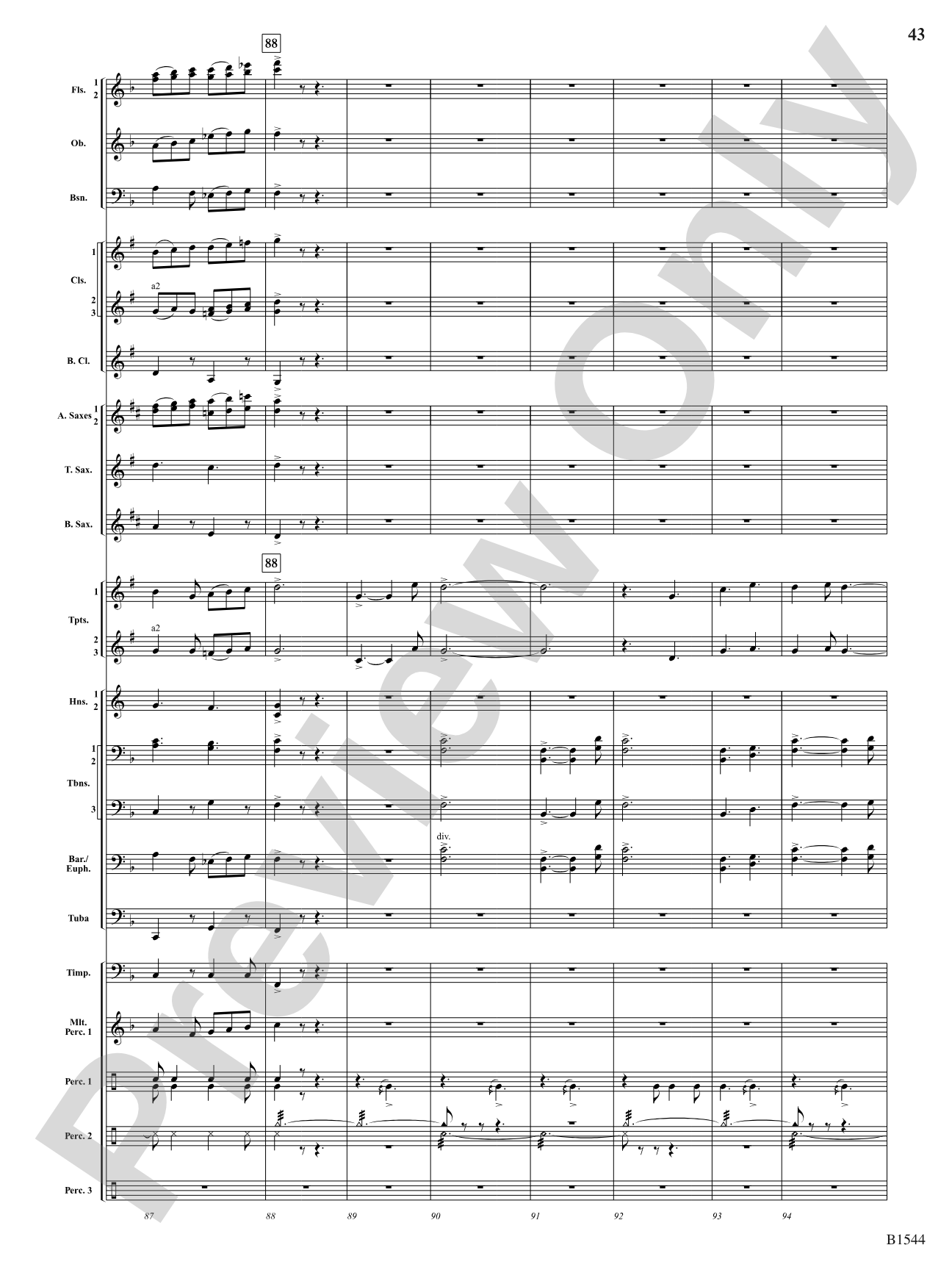 Tudor Sketches: Concert Band Conductor Score & Parts
