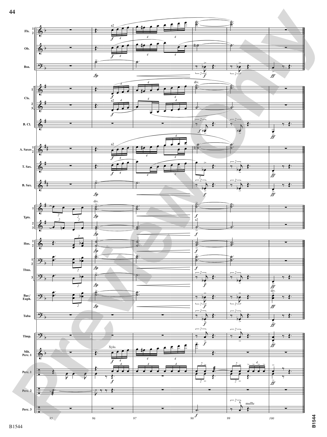 Tudor Sketches: Concert Band Conductor Score & Parts