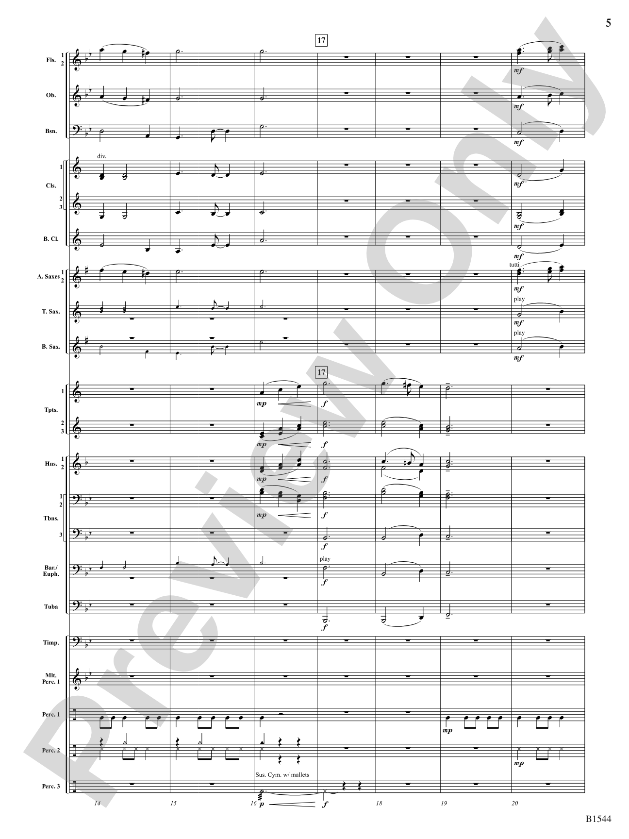 Tudor Sketches: Concert Band Conductor Score & Parts