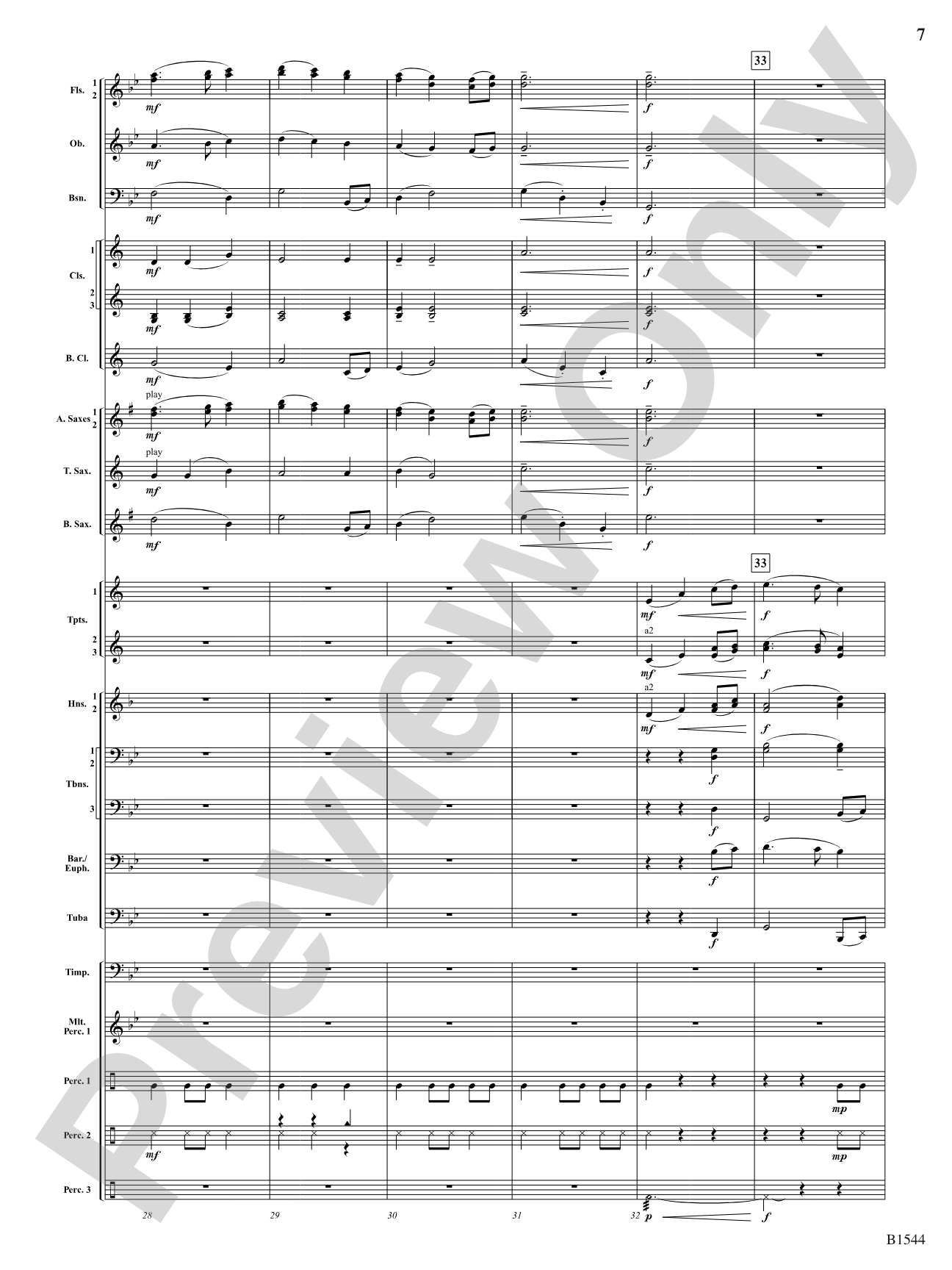 Tudor Sketches: Concert Band Conductor Score & Parts