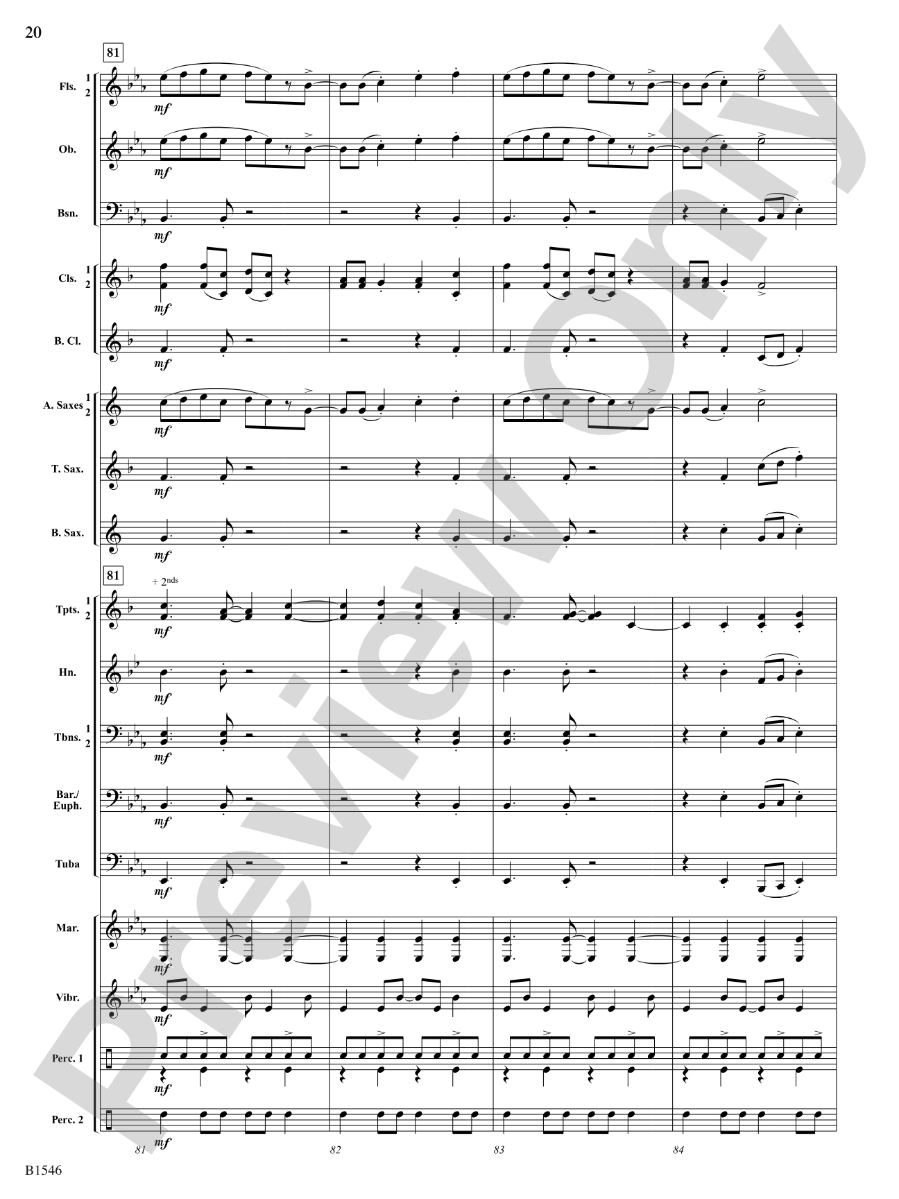 Blue Ridge Reel: Concert Band Conductor Score & Parts