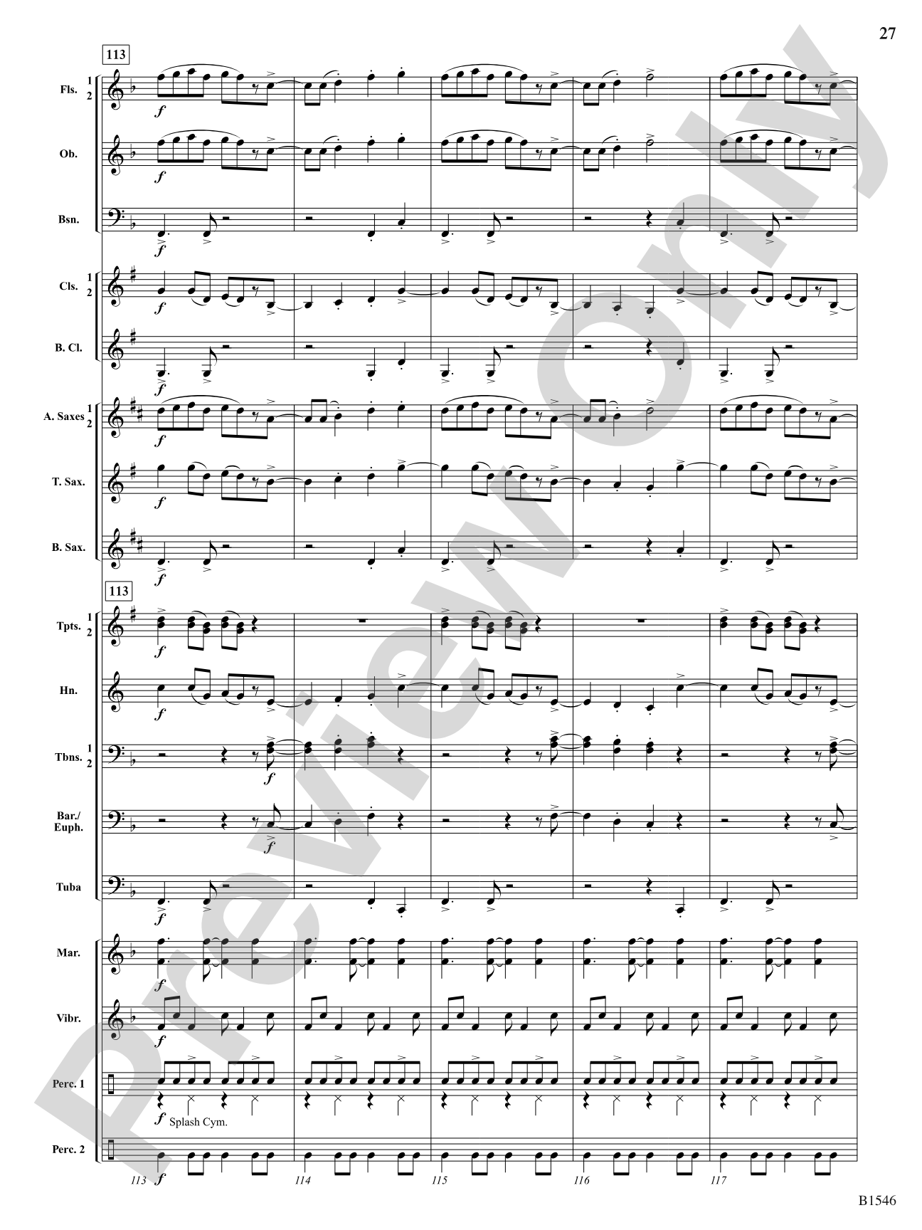 Blue Ridge Reel: Concert Band Conductor Score & Parts