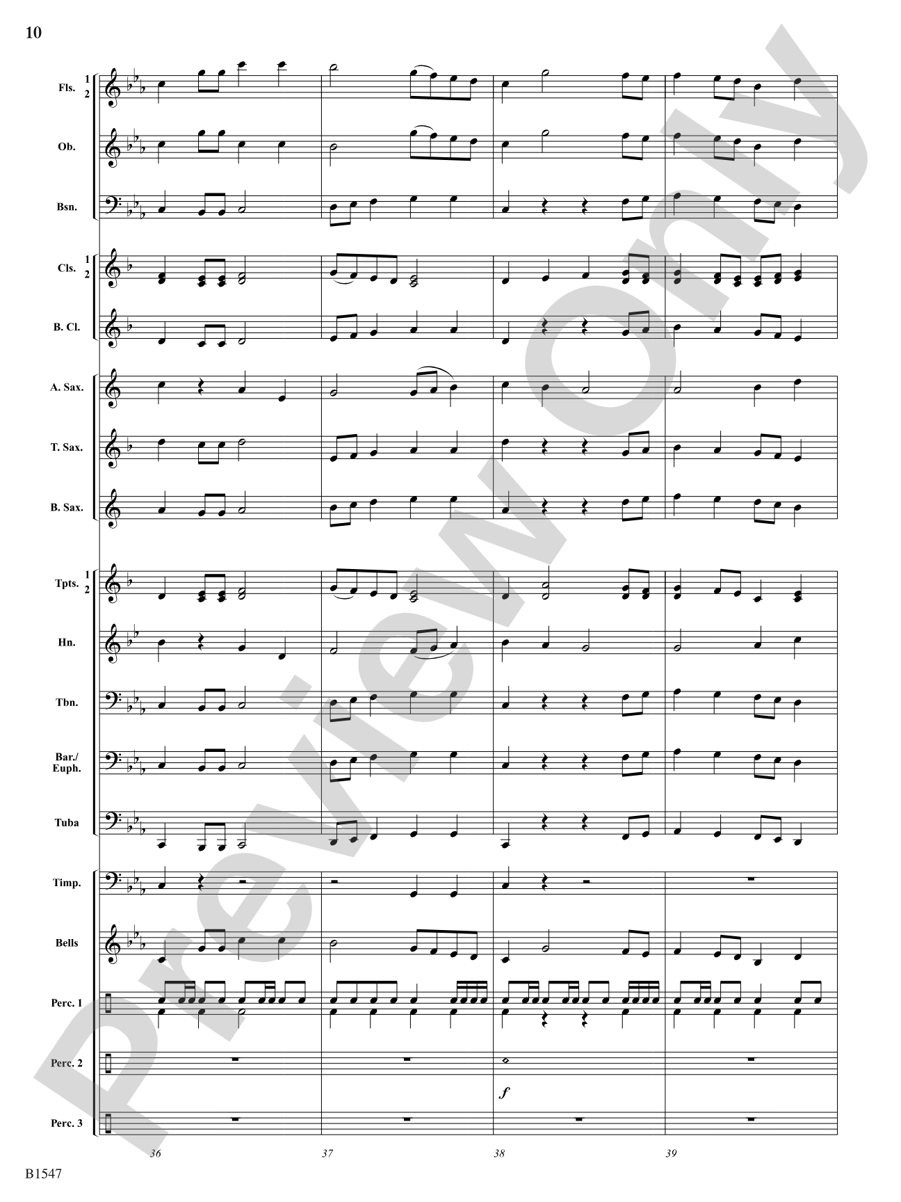 Hounds of Baskervilles: Concert Band Conductor Score & Parts