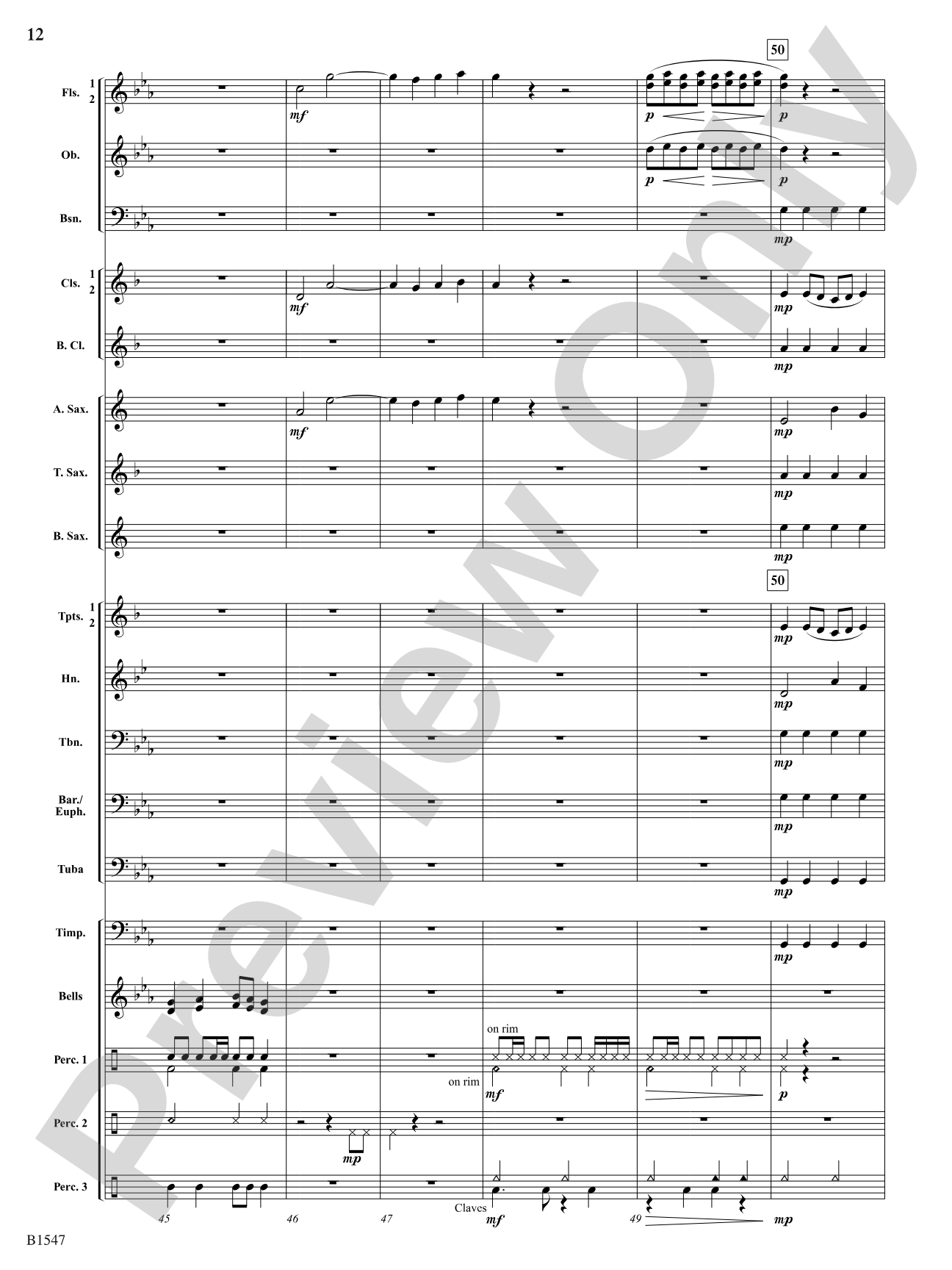 Hounds of Baskervilles: Concert Band Conductor Score & Parts