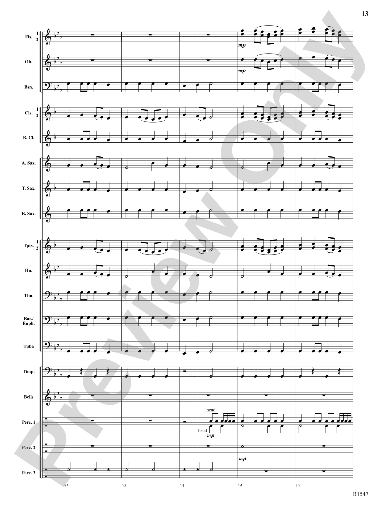 Hounds of Baskervilles: Concert Band Conductor Score & Parts