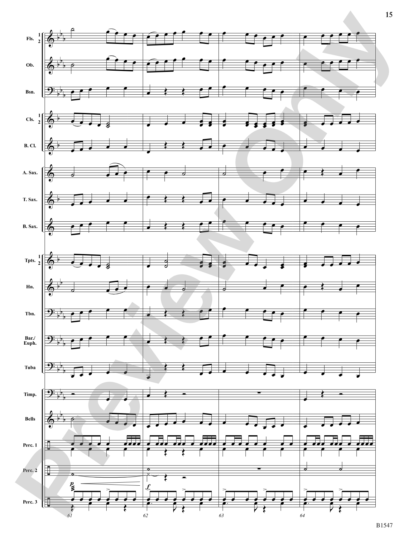 Hounds of Baskervilles: Concert Band Conductor Score & Parts