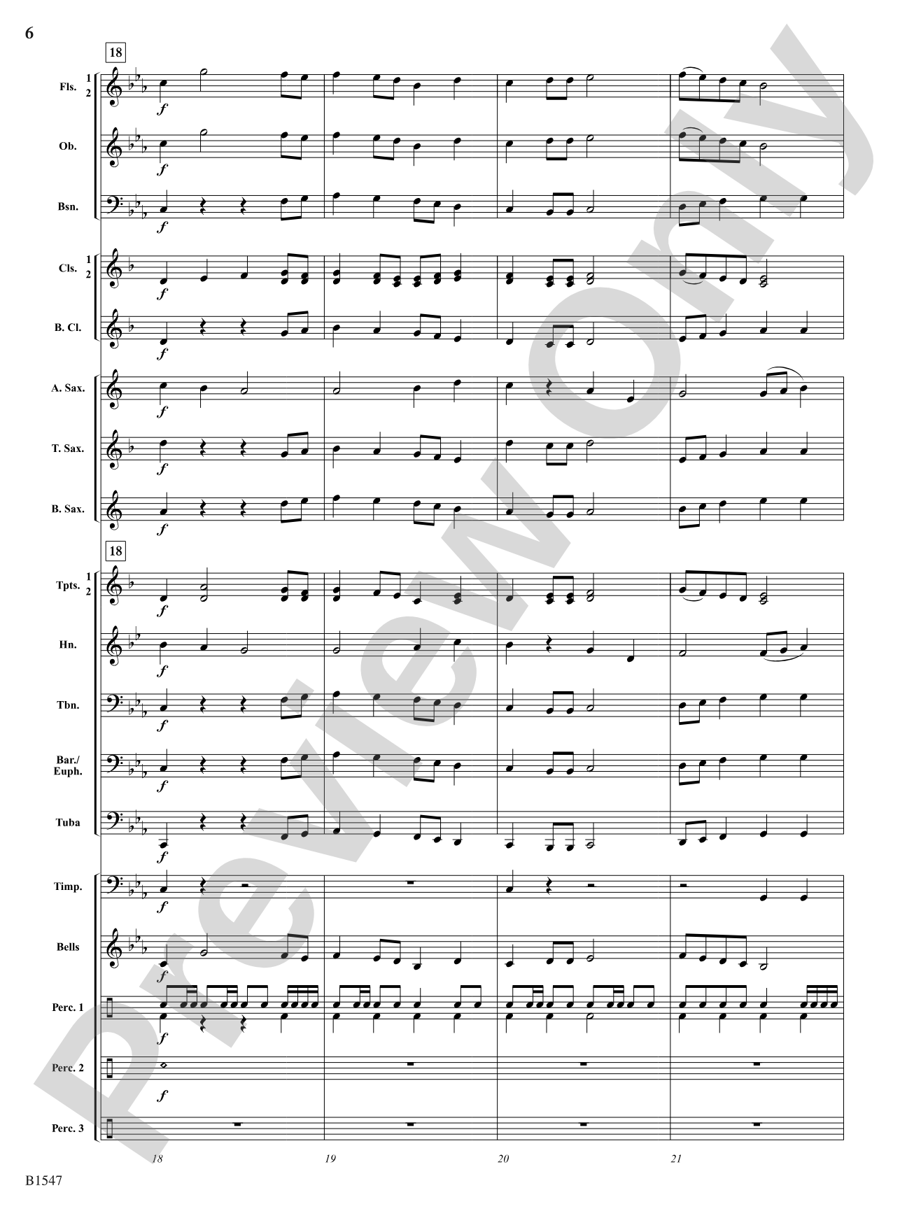 Hounds of Baskervilles: Concert Band Conductor Score & Parts