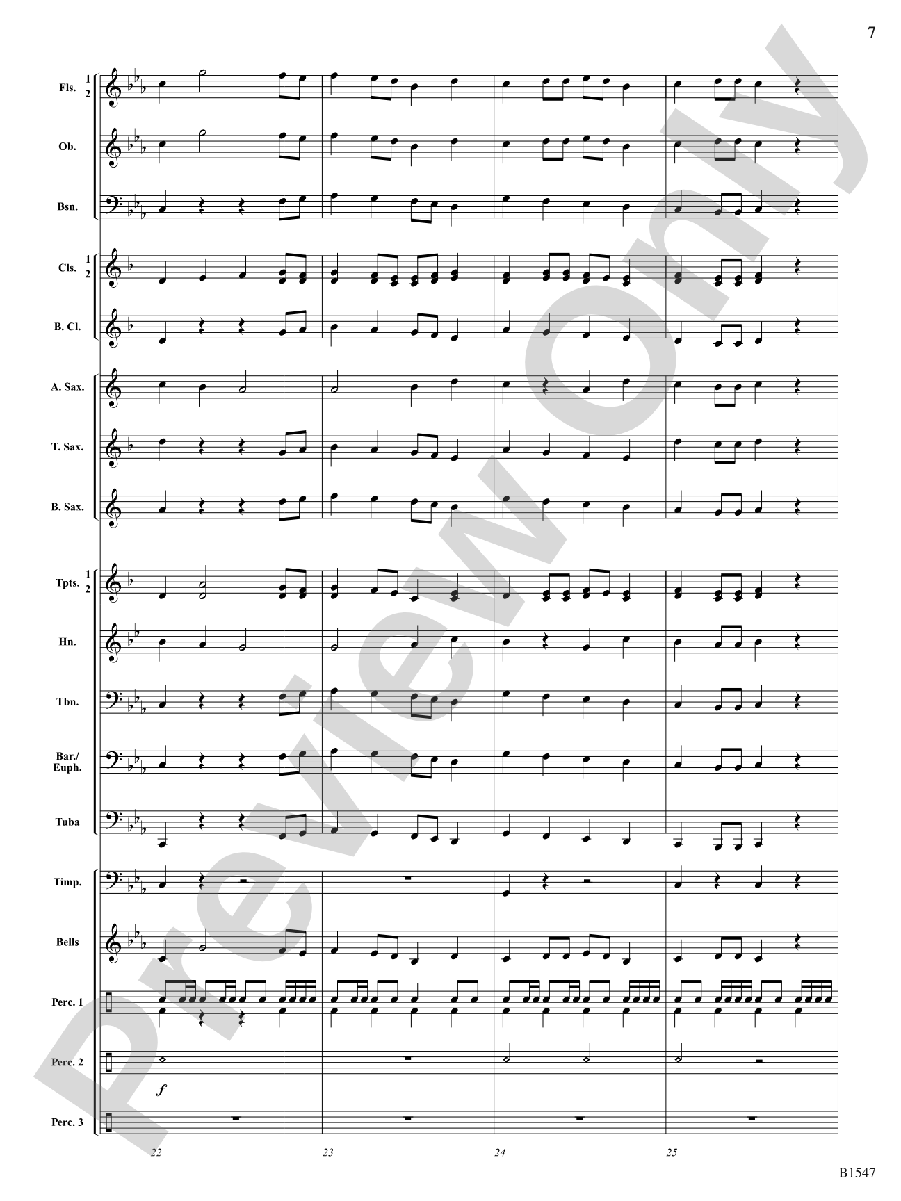 Hounds of Baskervilles: Concert Band Conductor Score & Parts