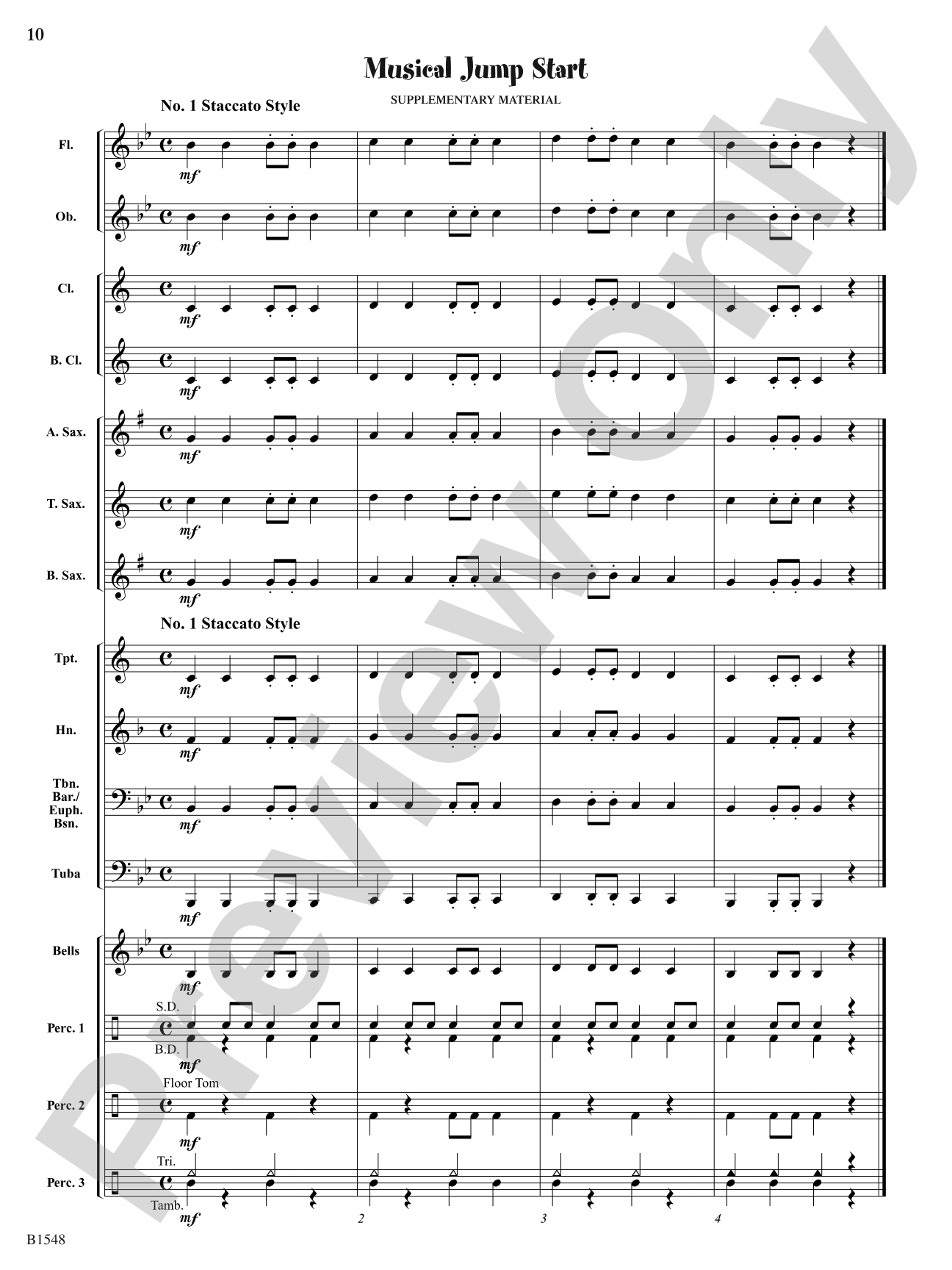 Jester Dance: Concert Band Conductor Score & Parts