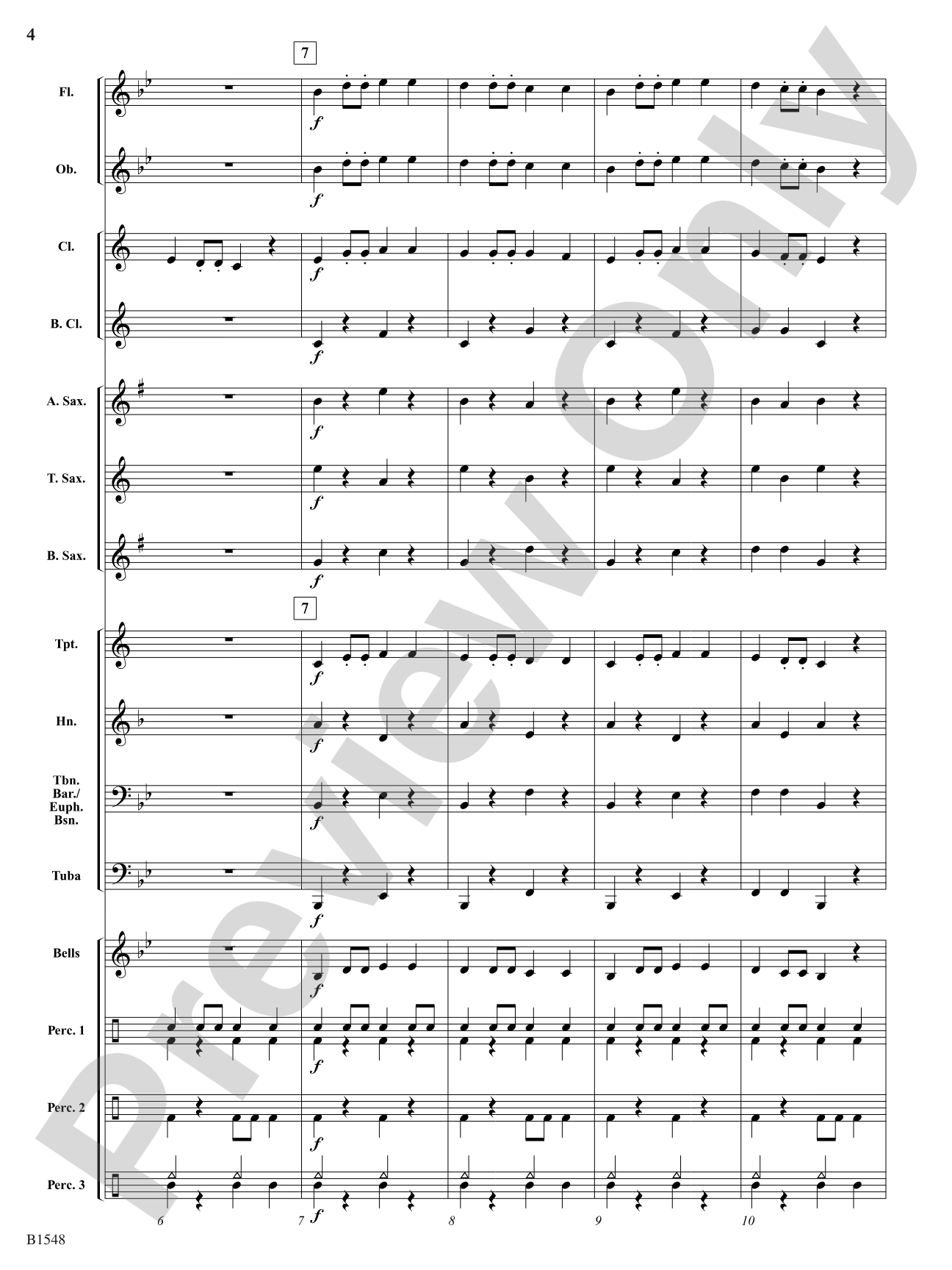 Jester Dance: Concert Band Conductor Score & Parts