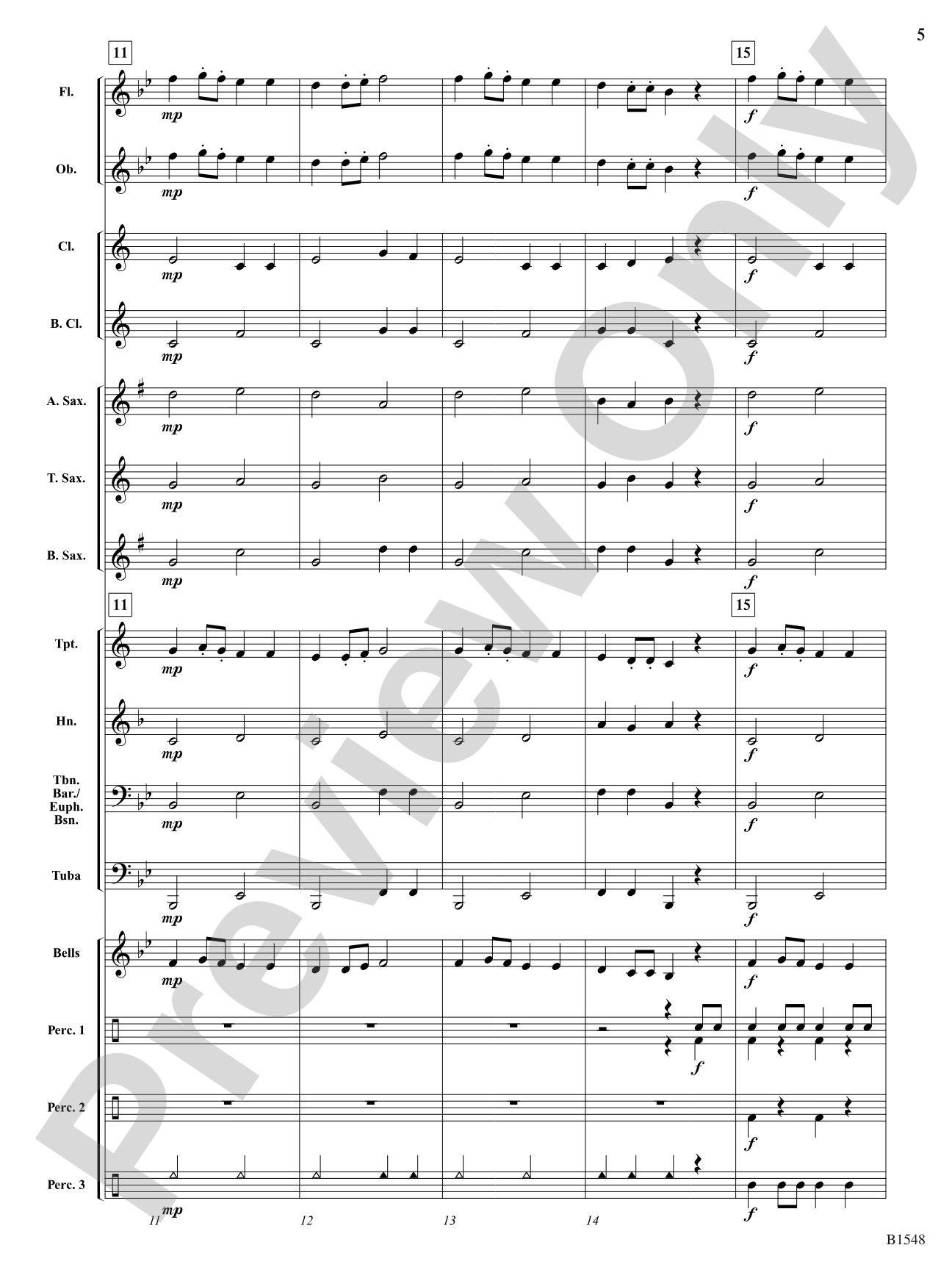 Jester Dance: Concert Band Conductor Score & Parts