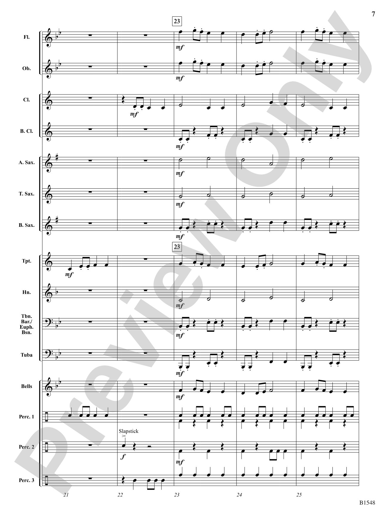 Jester Dance: Concert Band Conductor Score & Parts