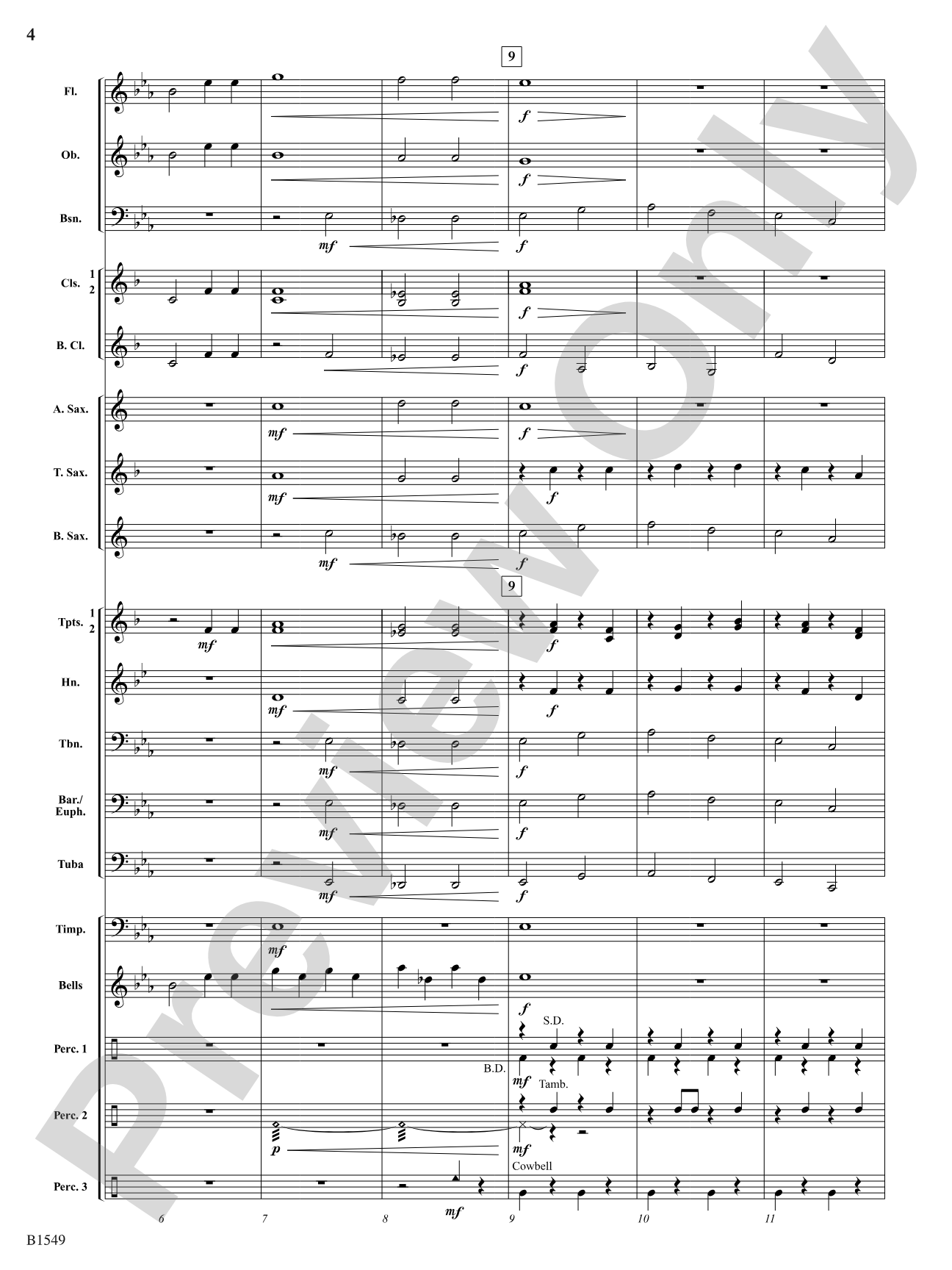 Circle the Wagons: Concert Band Conductor Score & Parts